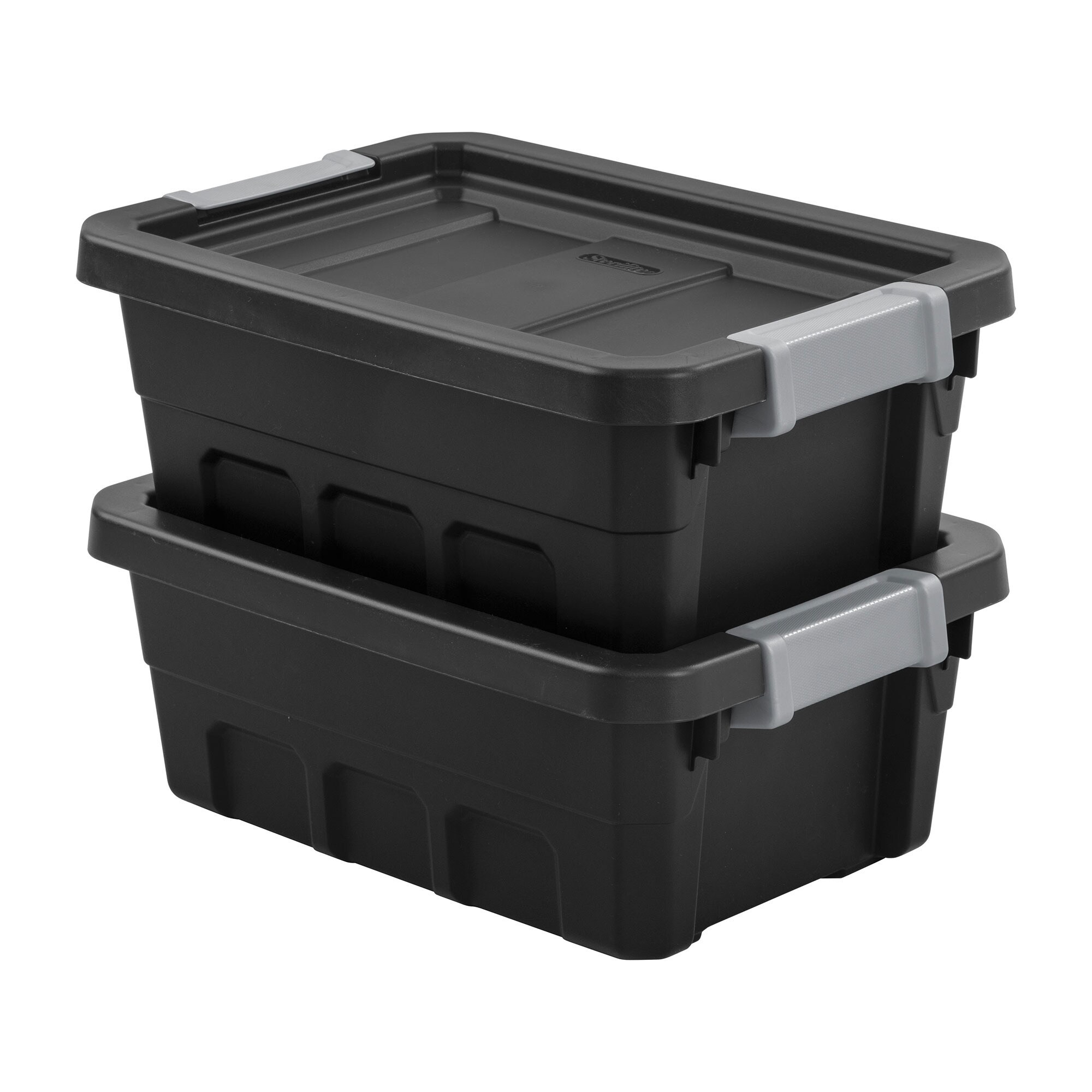 Sterilite 18 Gallon Stackable Plastic Storage Bin Container Box