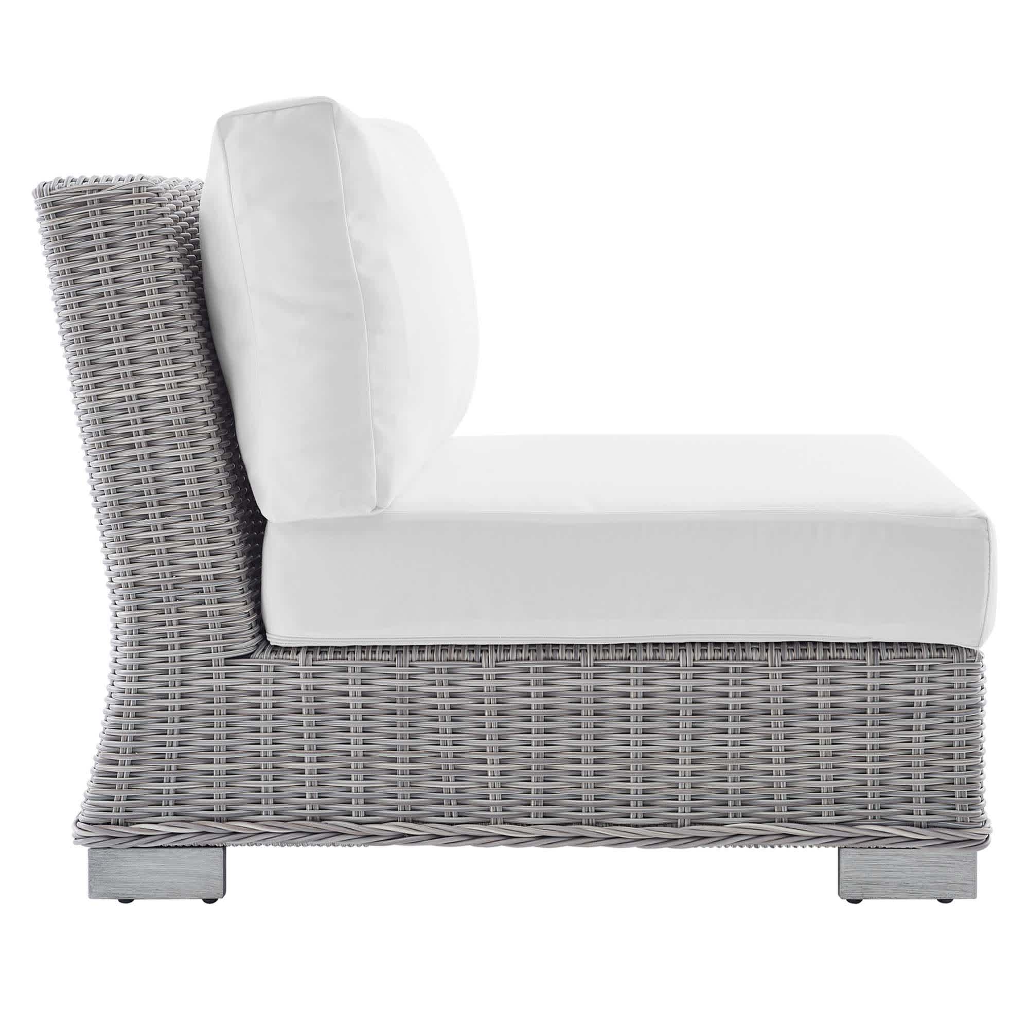 Modway EEI-3980-LGR-WHI Patio-Sofas-Daybeds - View #7