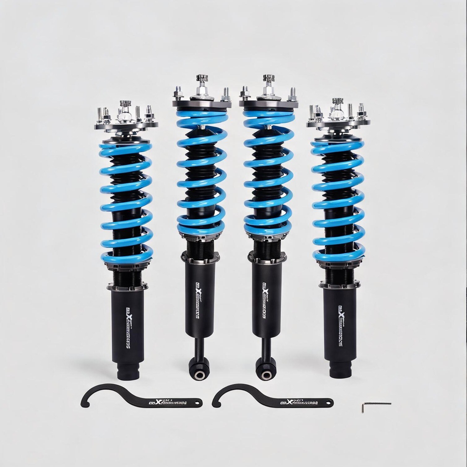 Naturefalls Black Body with Blue Automobile and Motorcycle Suspension 28 x 20.2 x 8.2 in