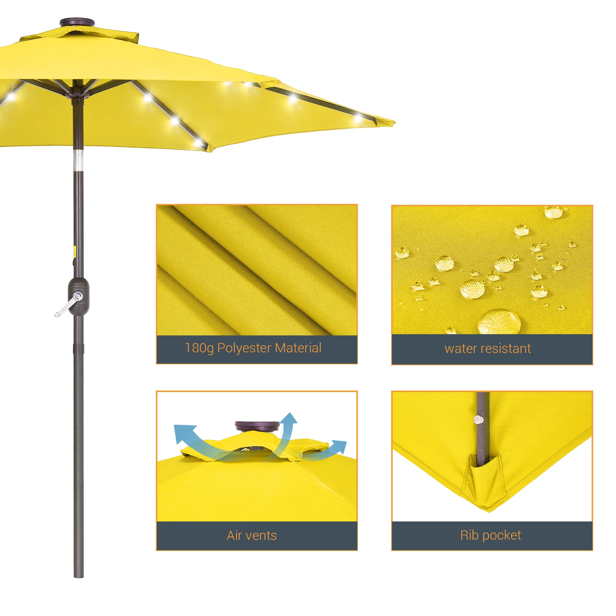 Sonkuki SD-TJLED75WT Umbrellas-2 - View #5