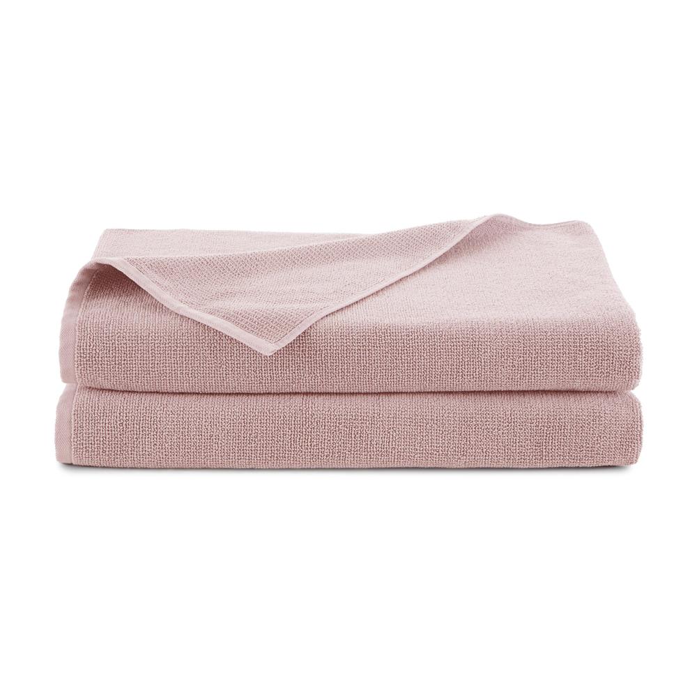 Amrapur Overseas 4-Piece Blush Cotton Quick Dry Bath Towel Set (4pk  Spunloft Bath Sheet) in the Bathroom Towels department at