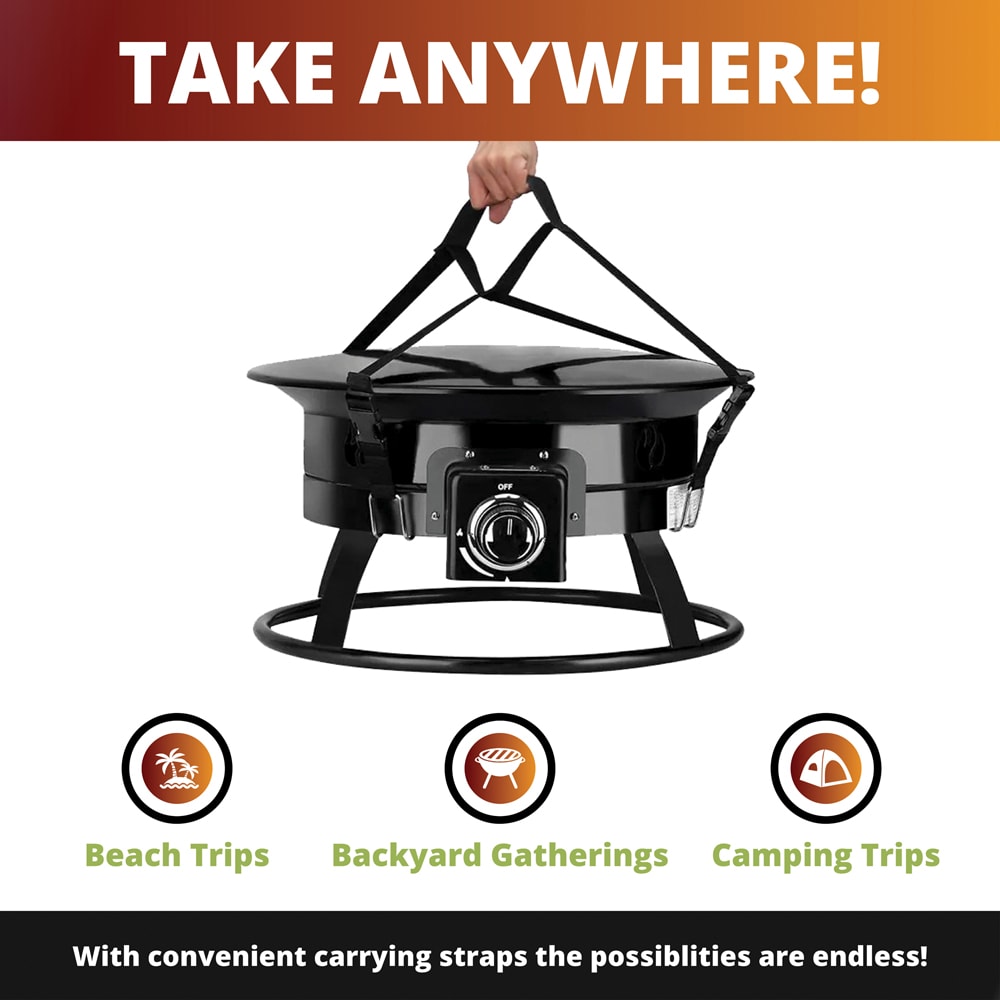 Kinger Home PFP-001 Outdoor-Gas-Firepits - View #5
