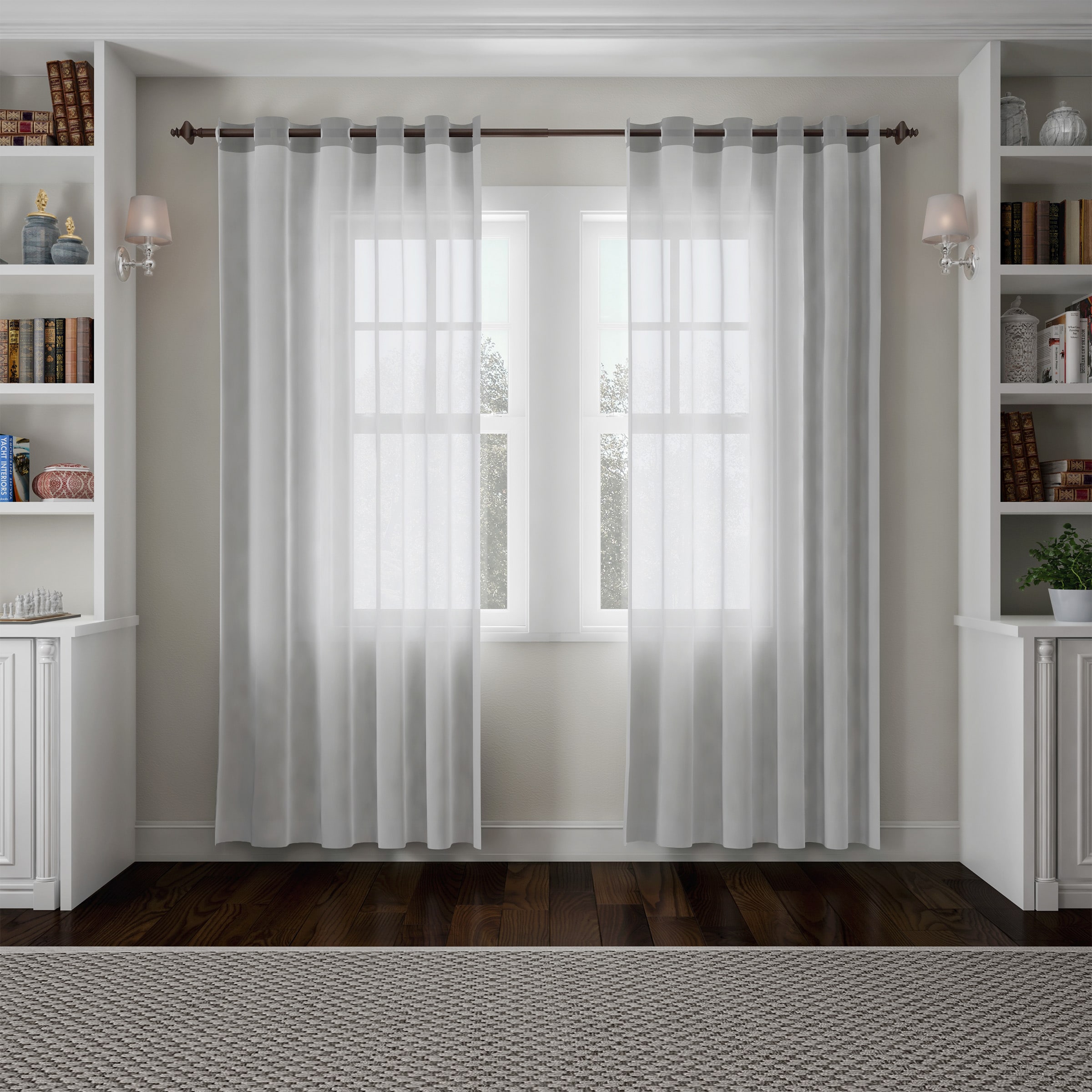 Hastings Home 861501HRC Curtain-Rods - View #3