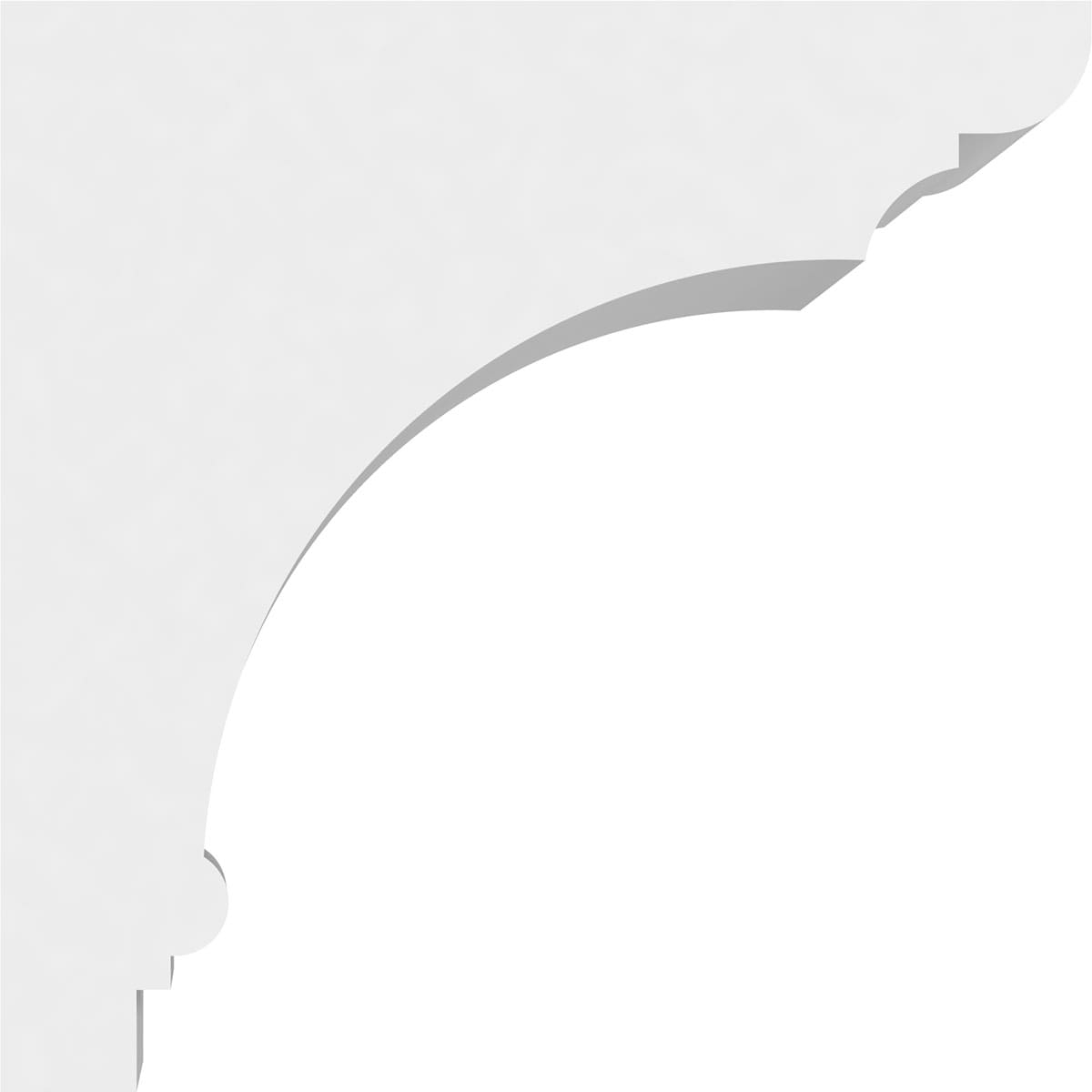 Ekena Millwork BKTP03X05X05HUG Exterior-Brackets-Braces - View #3