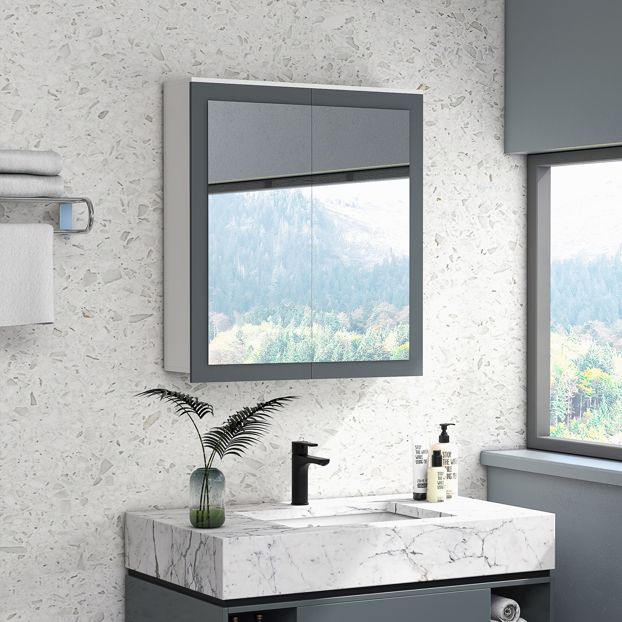 Forclover HYFE-65489 Bathroom-Medicine-Cabinets - View #2