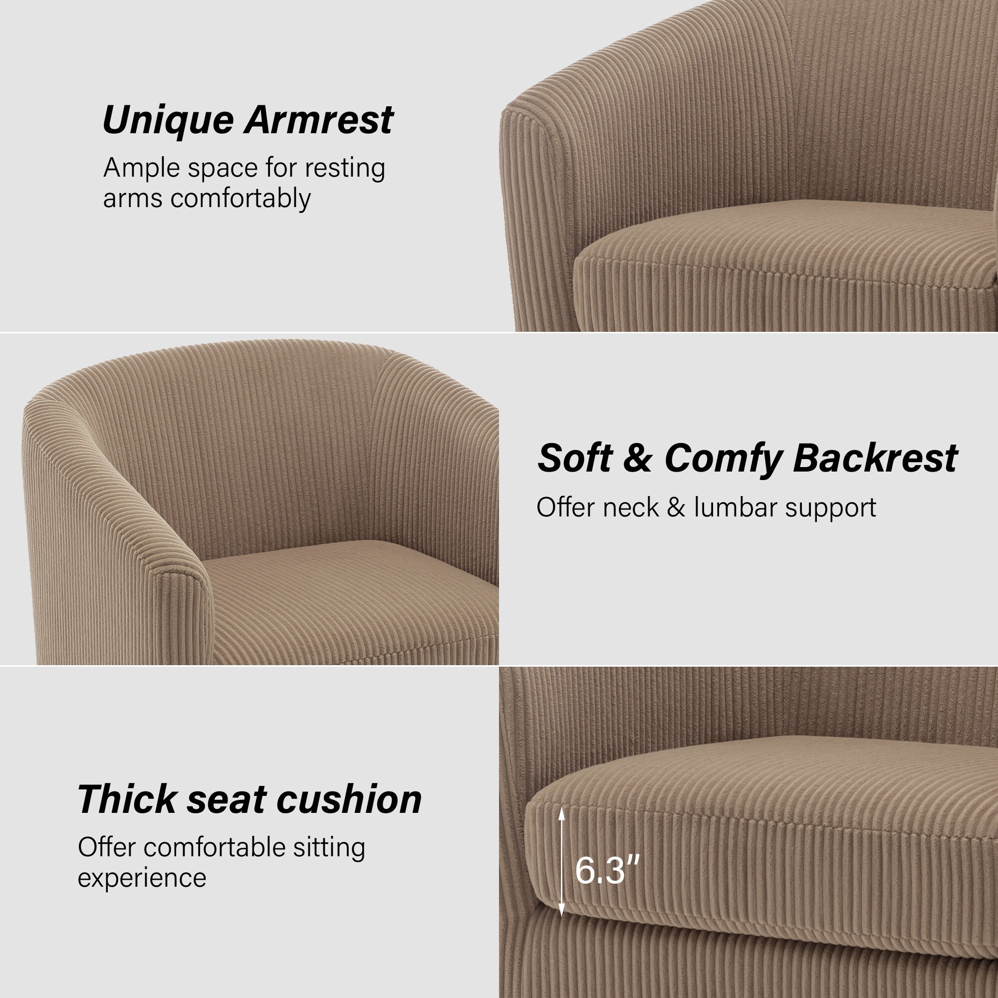 Dreamsidea LS-CH0030-COR CAMEL chairs - View #6