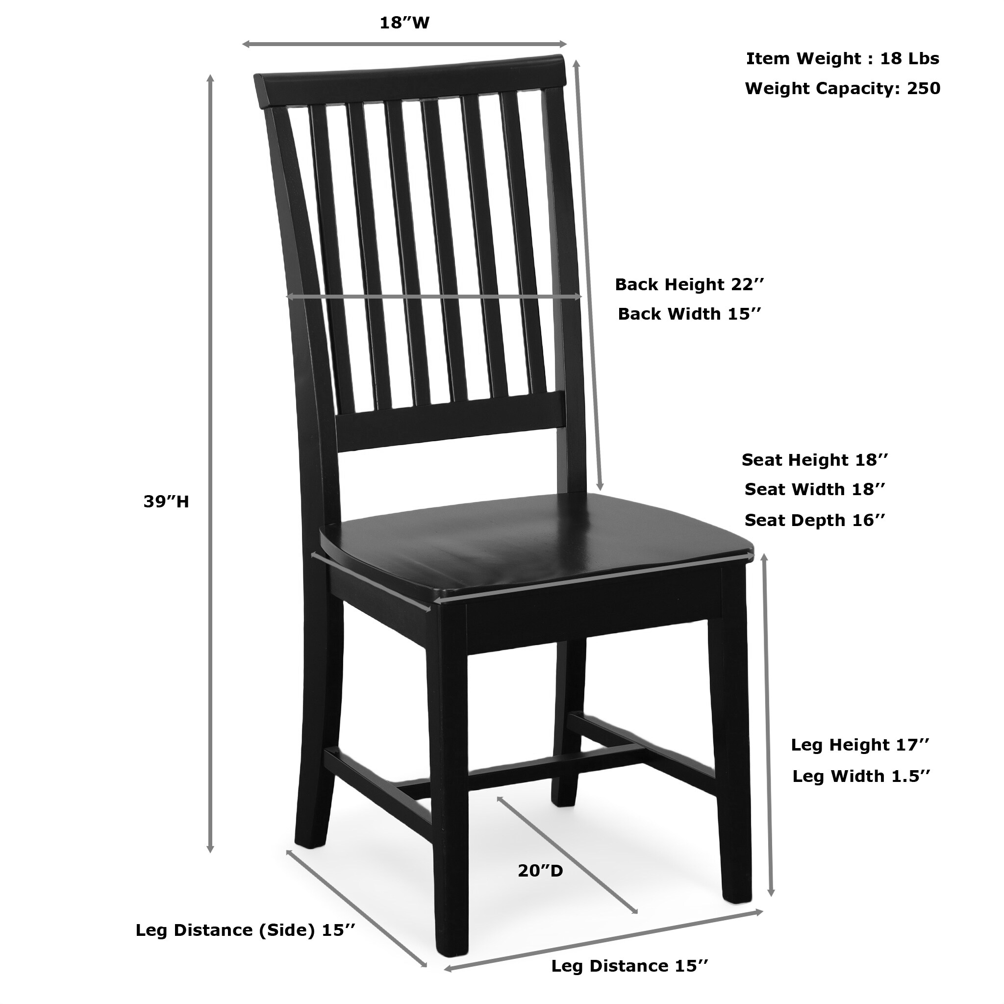 Carolina Cottage 265NC Dining-Chairs - View #9