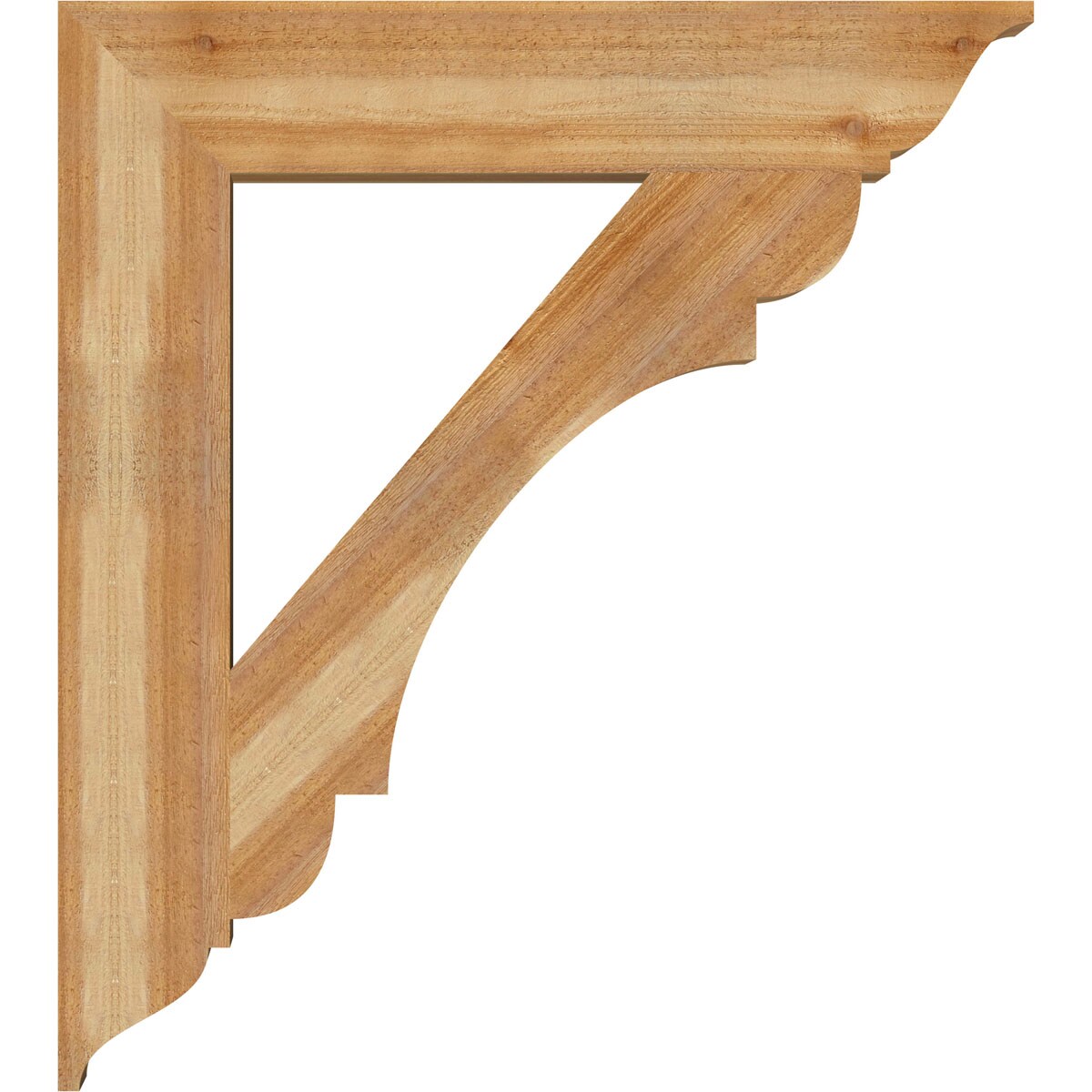 Ekena Millwork BKT06X34X38OLY01RWR Exterior-Brackets-Braces - View #3