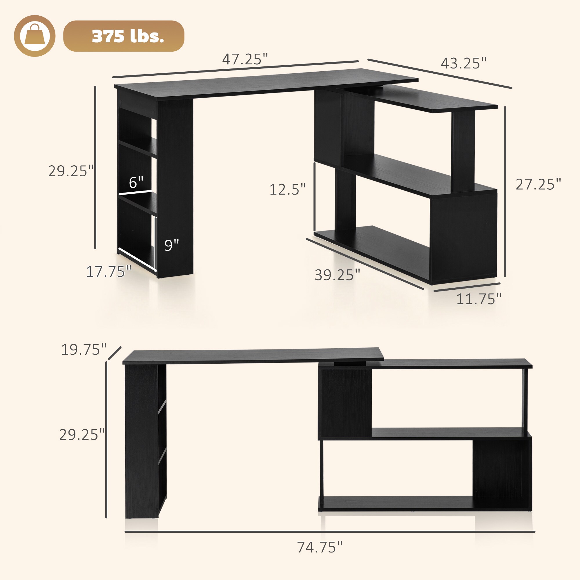 LUXEYARD DS-R-O-588 desks - View #5