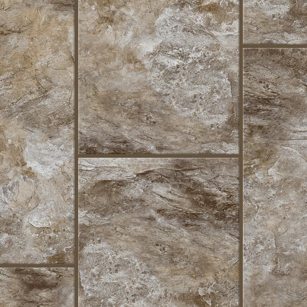 Congoleum DuraStone- Elements Waterfall Vinyl Tile Sample