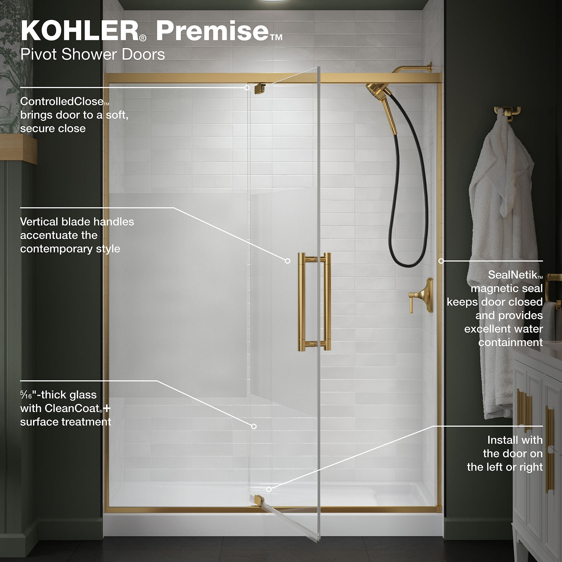 KOHLER 702477-8G81-2MB Shower-Doors - View #6