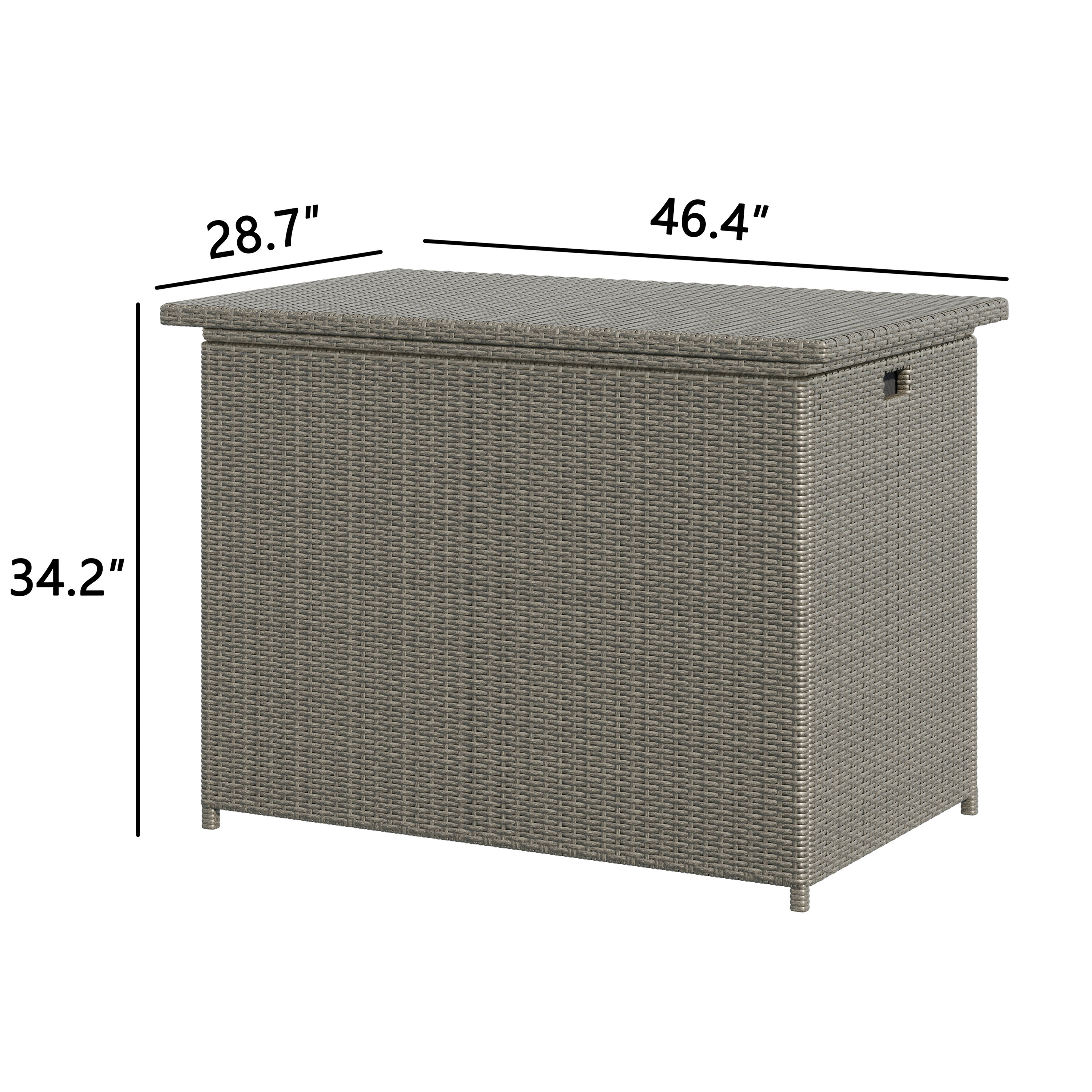 Gray Small Outdoor Storage at