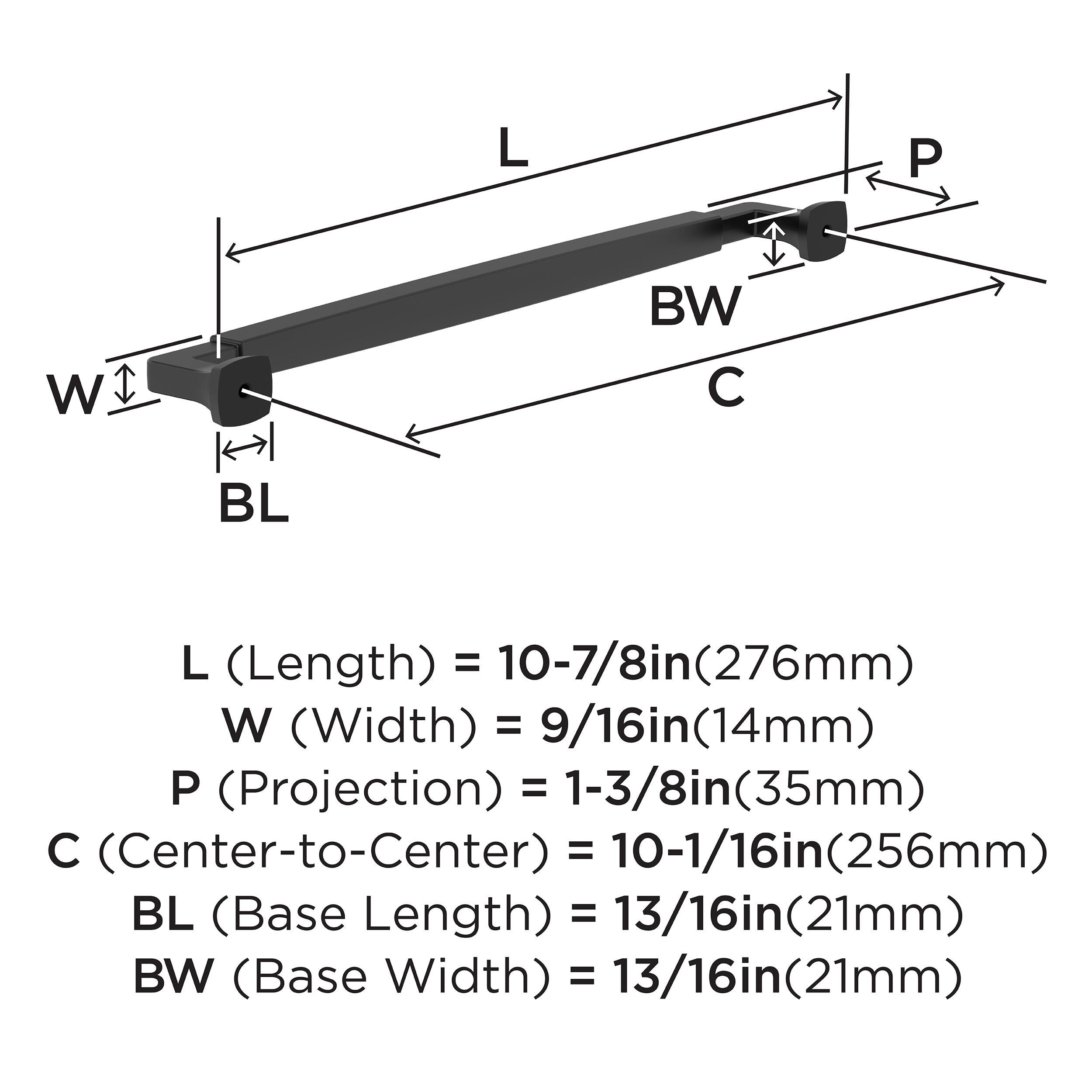 Amerock BP37400FB Cabinet-Pulls - View #5