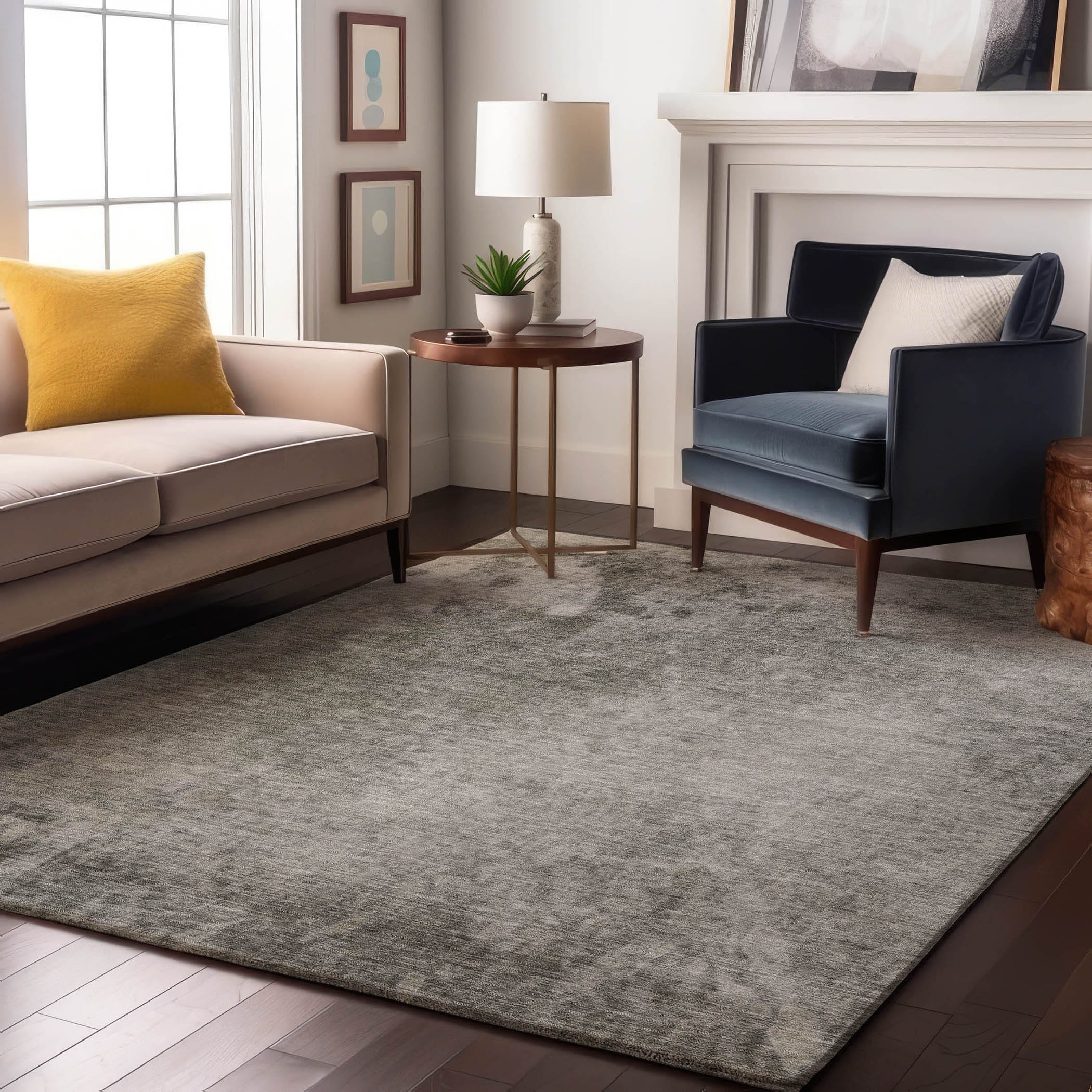 Addison Rugs AMF534TE9X12 Mayfield AMF534TE 9 x 12 (ft) Loomed Polyester Teal Rectangular Indoor Geometric Machine washable Area rug