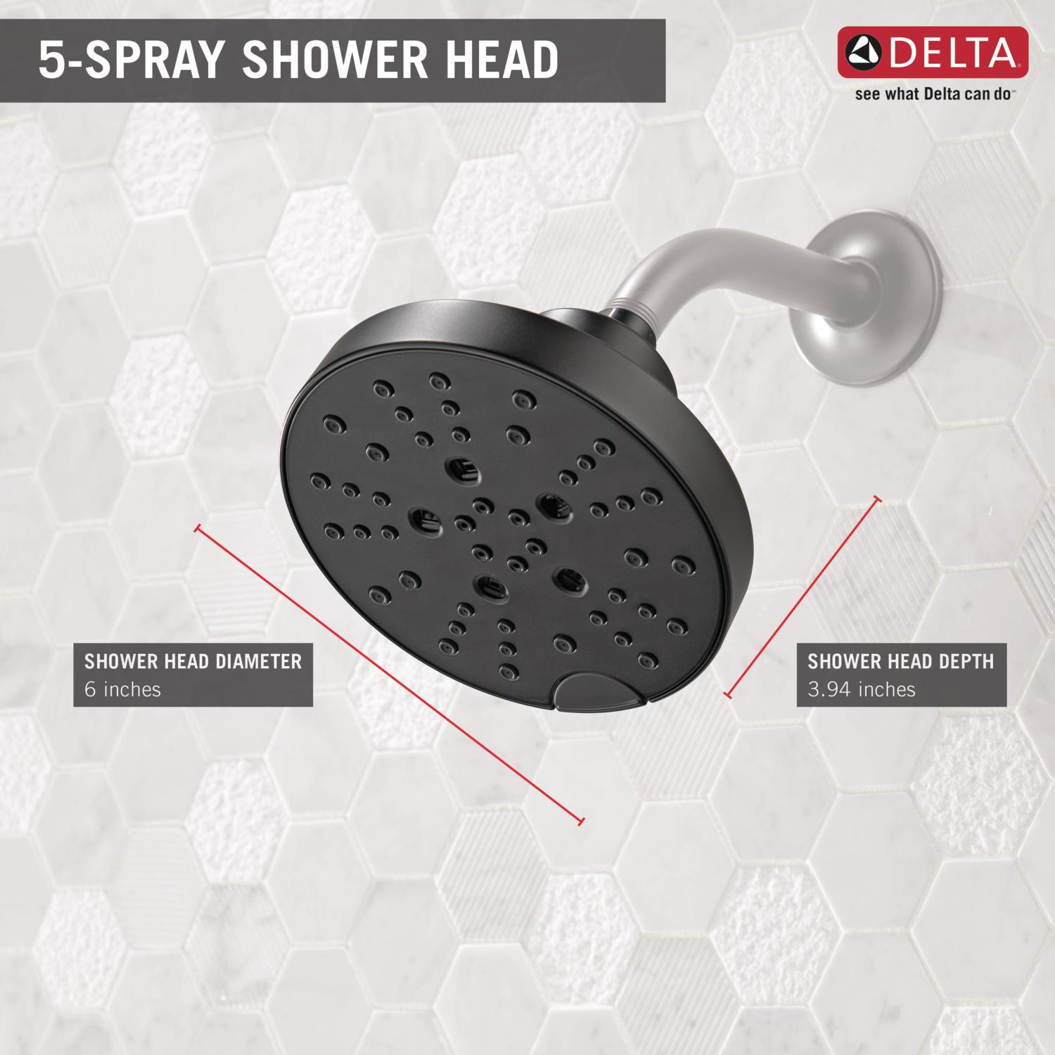 Delta 52668-BL Fixed-Showerhead - View #2
