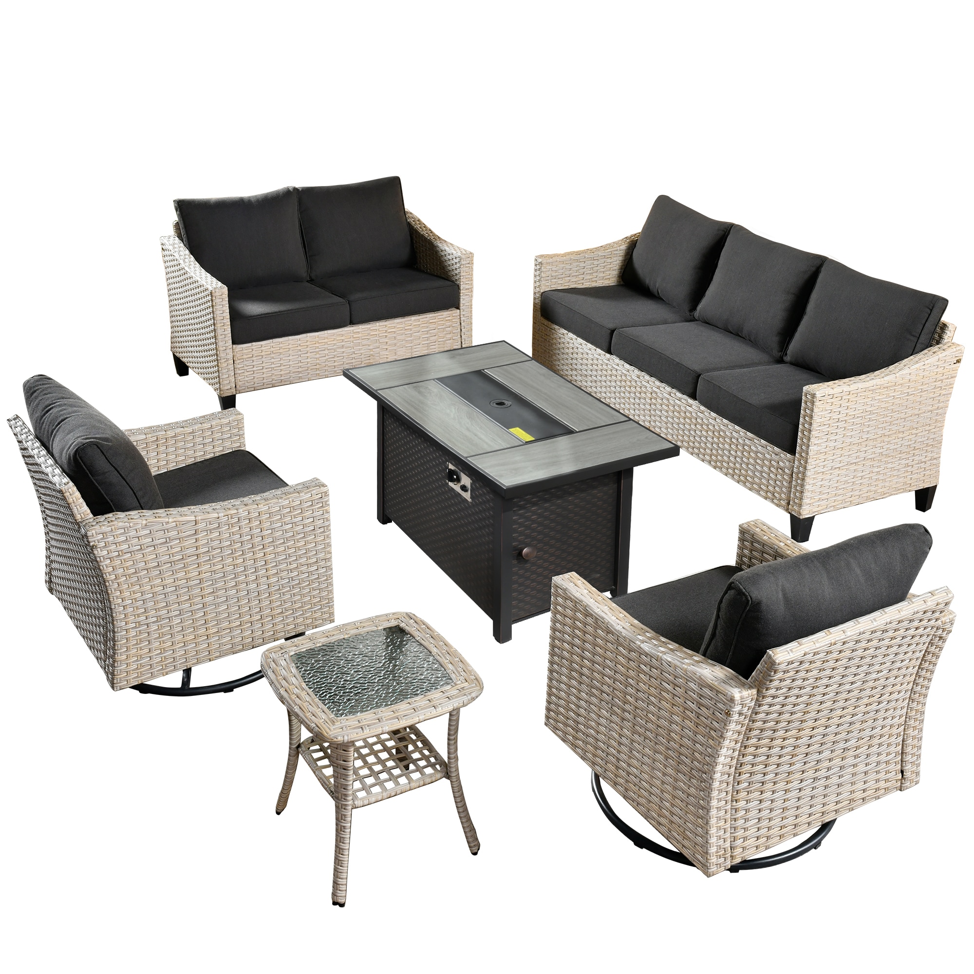 weaxty HMBCFP03-YZLDAR106 Patio-Conversation-Sets - View #9
