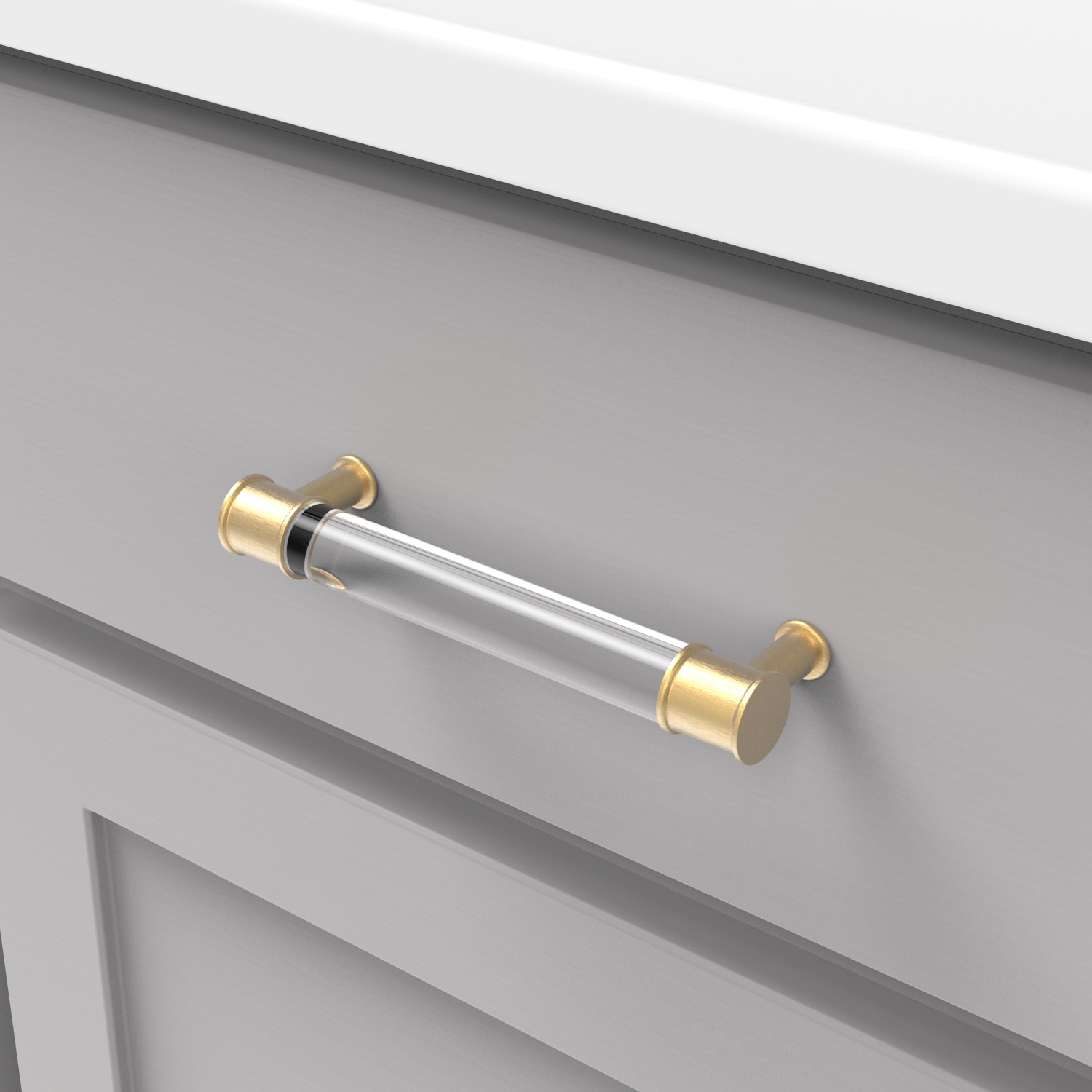 Hickory Hardware P3635-CABGB Cabinet-Pulls - View #3