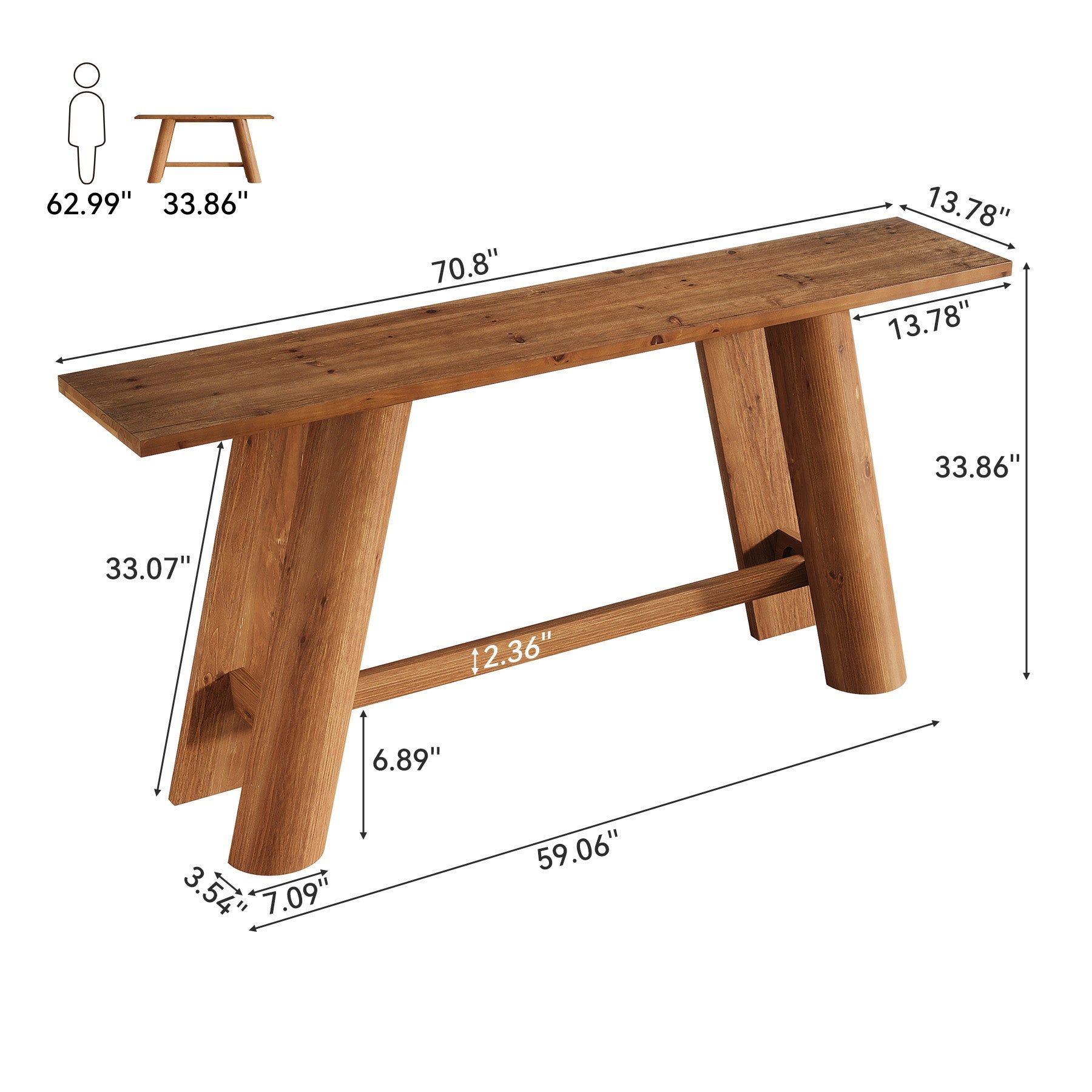 Slickblue D-TB-1323 Console-Sofa-Tables - View #2