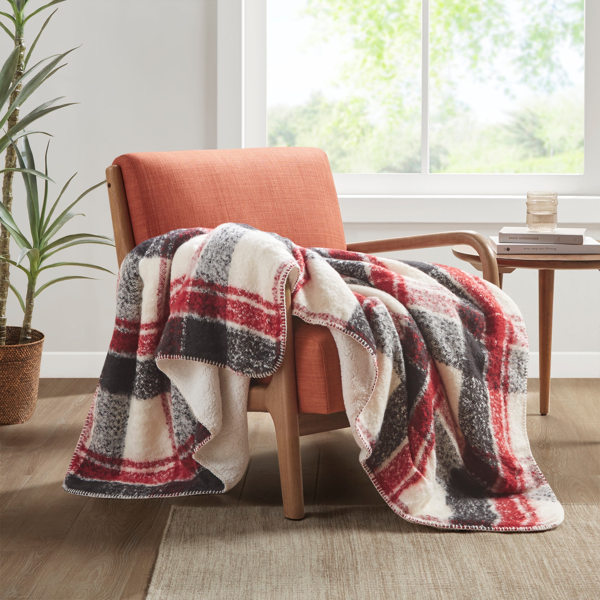 WOOLRICH WR50-3969 Red 50-in x 60-in Acrylic Throw