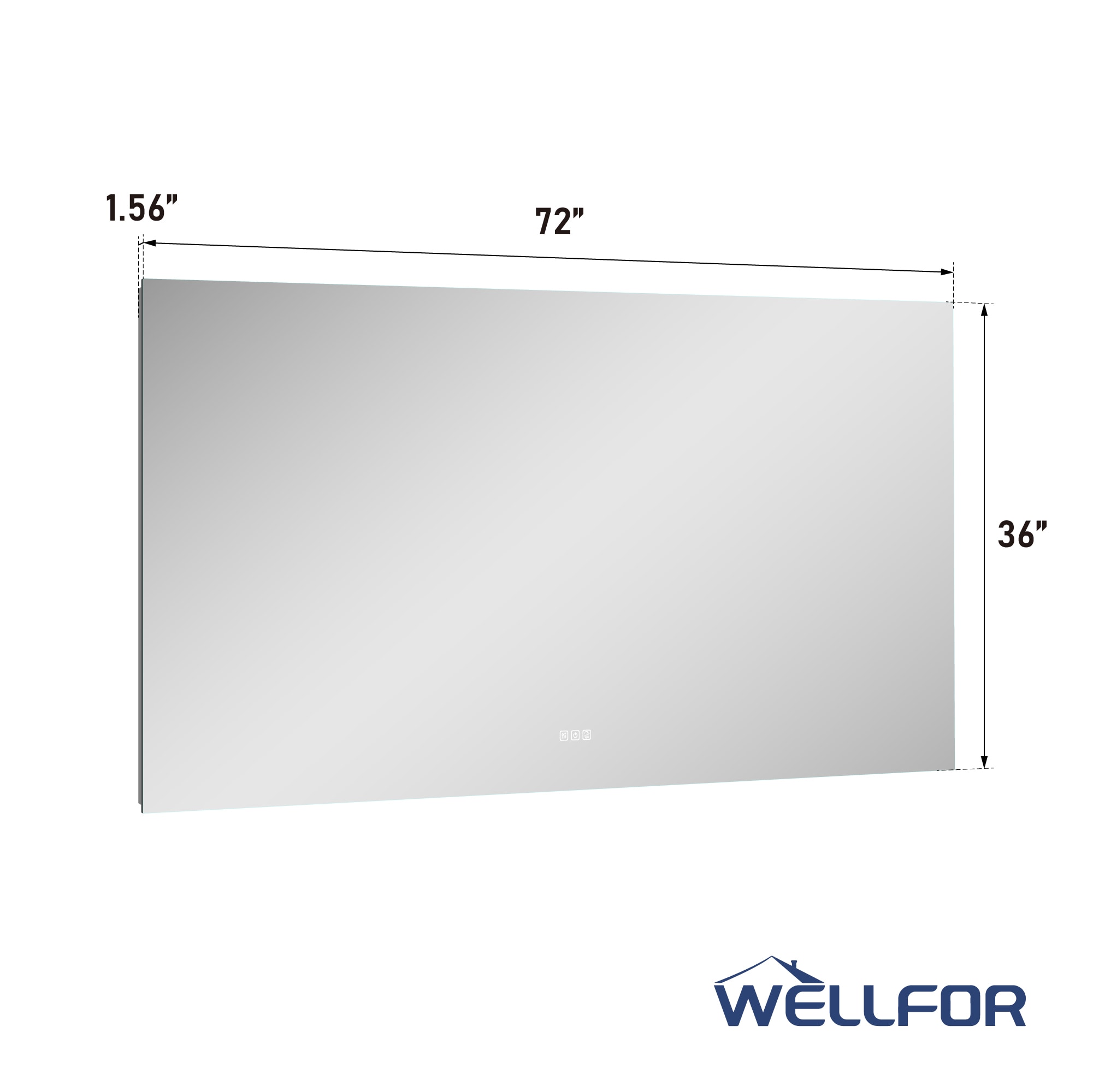WELLFOR W15MRL7236 Framed-Bath-Mirrors - View #11