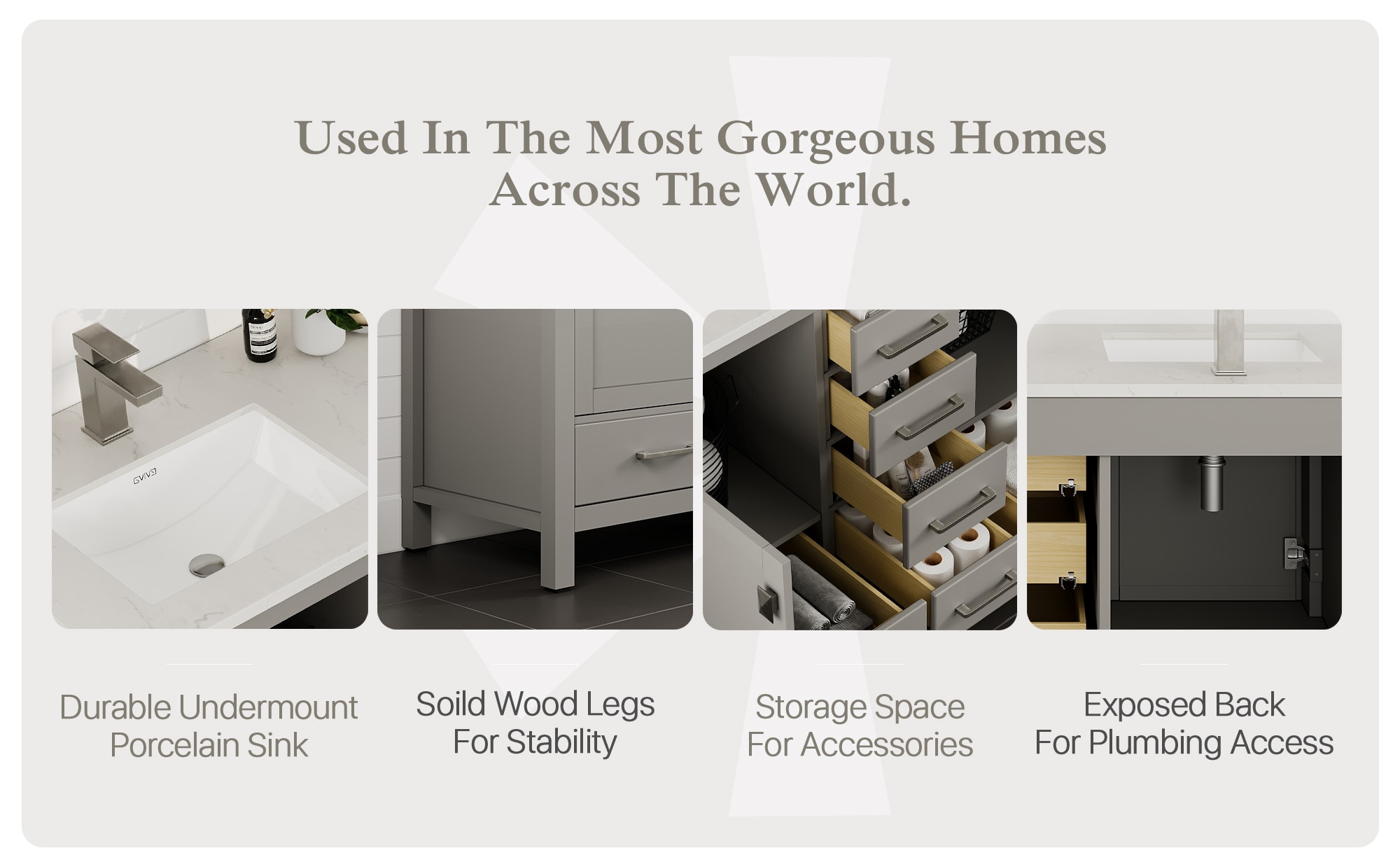 Eviva TVN414-48X18GR-DS-Q Bath-Vanity-Combo - View #10