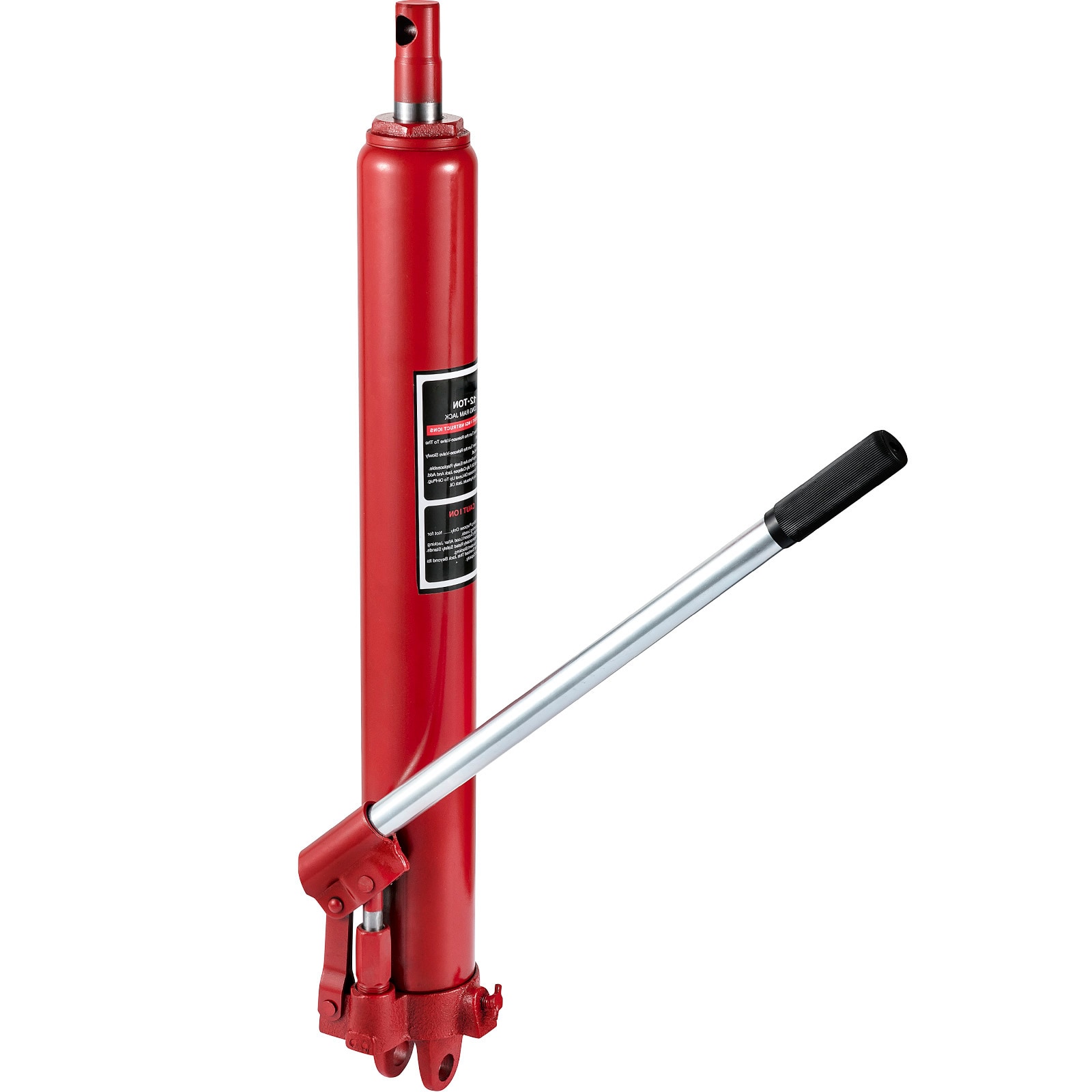 SVOPES SVOPESZGYYQJD05317V0 Red 12-Ton Steel Hydraulic Jack kit