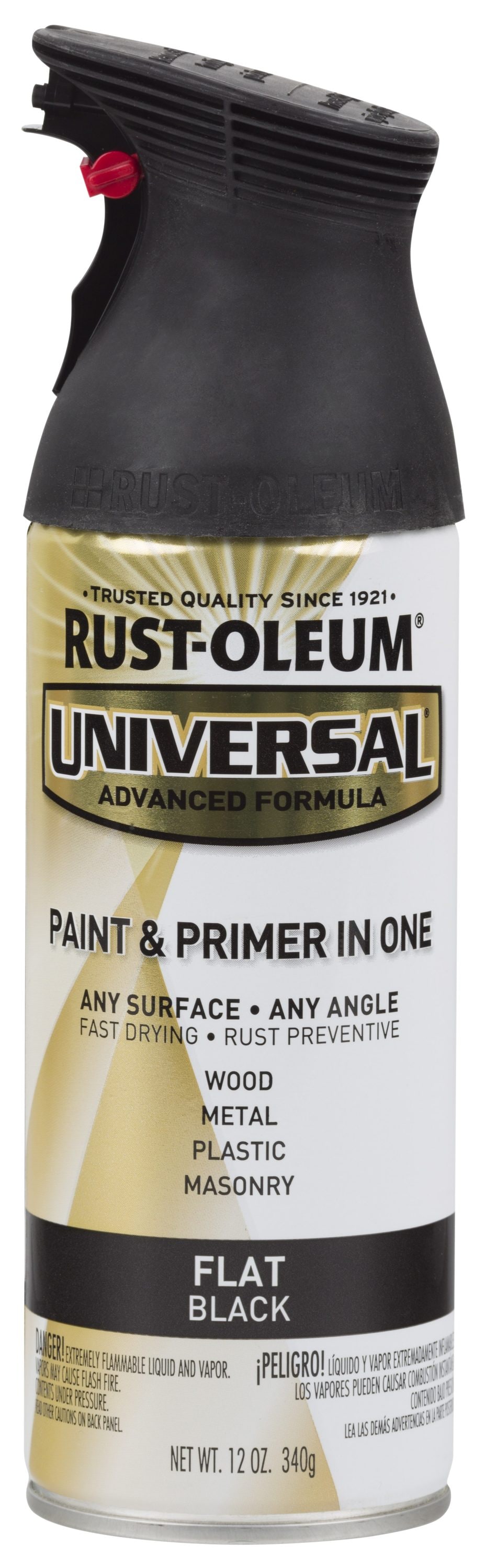 Rust-Oleum Universal Flat Black Spray Paint and Primer In One (NET
