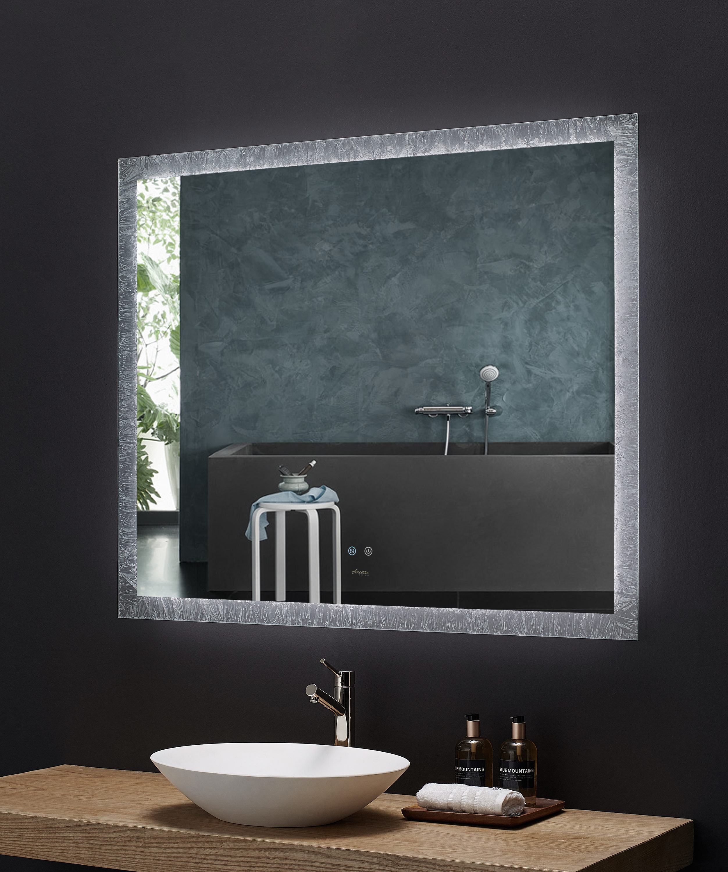 Ancerre Designs LEDM-FRYSTA-48 Framed-Bath-Mirrors - View #6