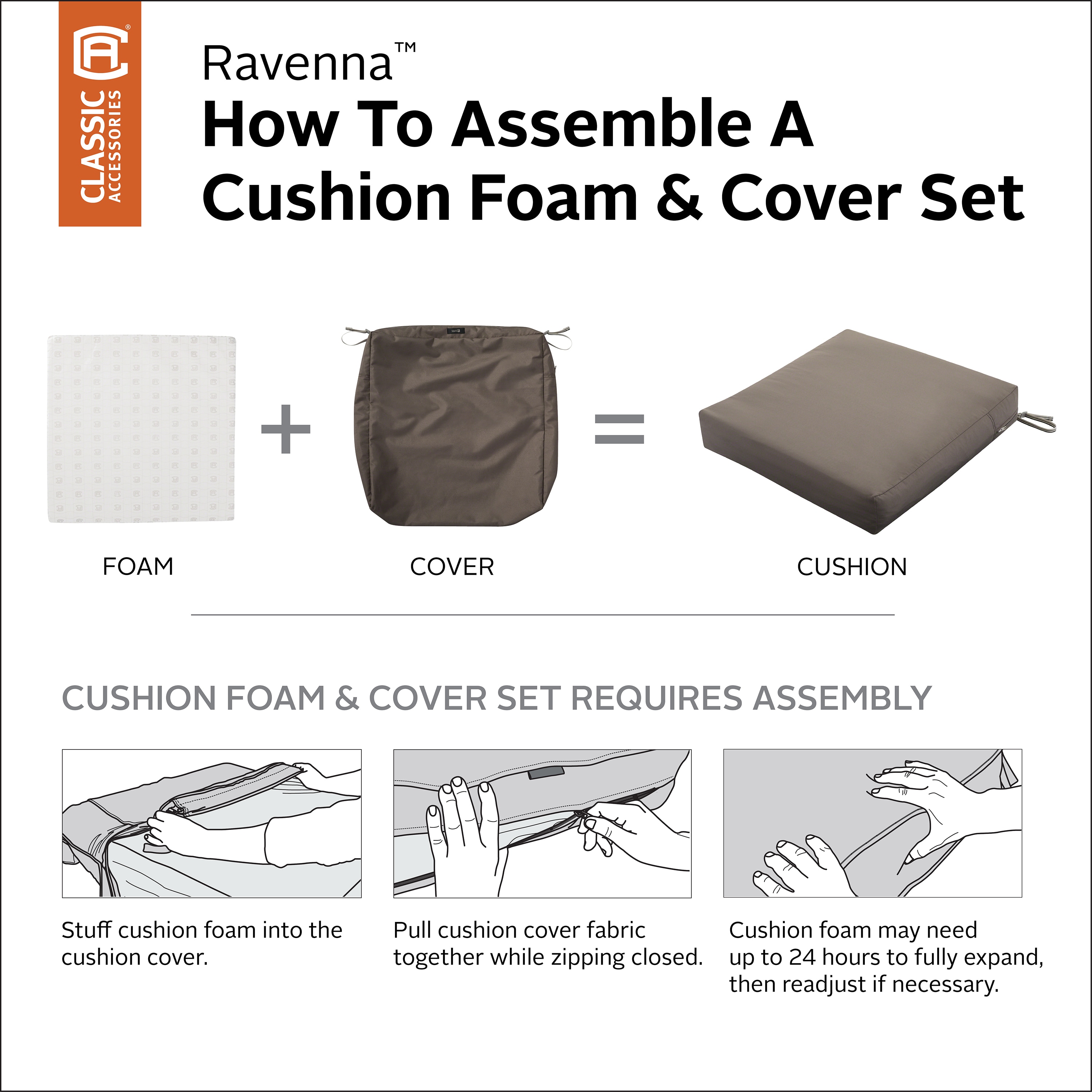 Classic Accessories 62-176-011001-EC Patio-Furniture-Cushions - View #11