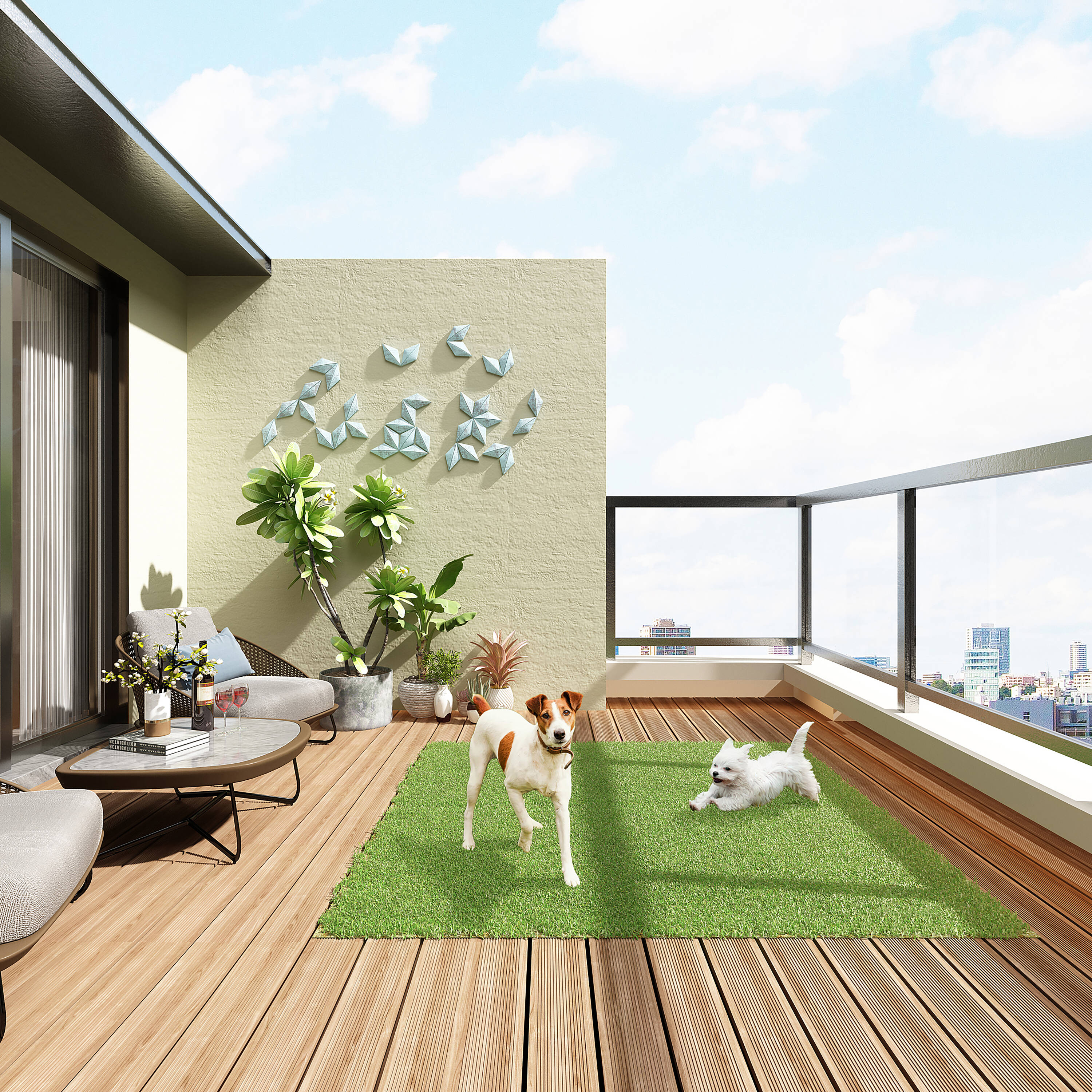 FUFU&GAGA KF020465-01 Precut-Artificial-Grass - View #5