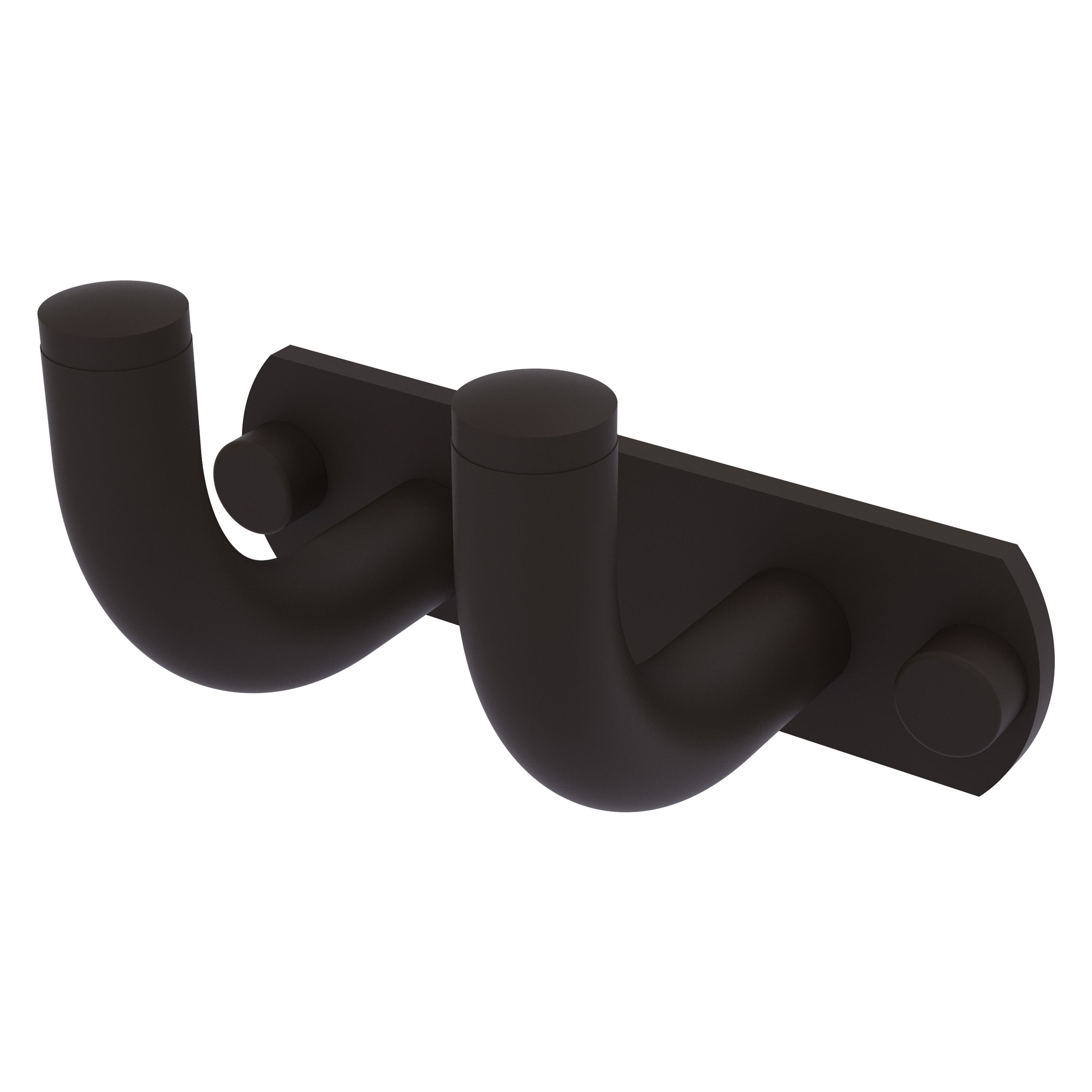 Allied Brass RM-20-2-ORB Remi Oil-rubbed Bronze Double -Hook Wall mount Towel Hook