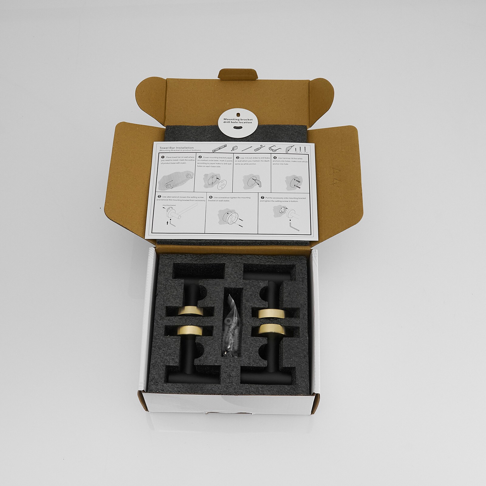BWE A-91004-4-GBK-1 Robe-Hooks - View #8