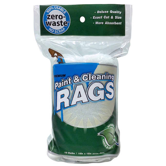 ProLine Paint Rags 10-Pack Cotton Cloth in the Cleaning Cloths department  at
