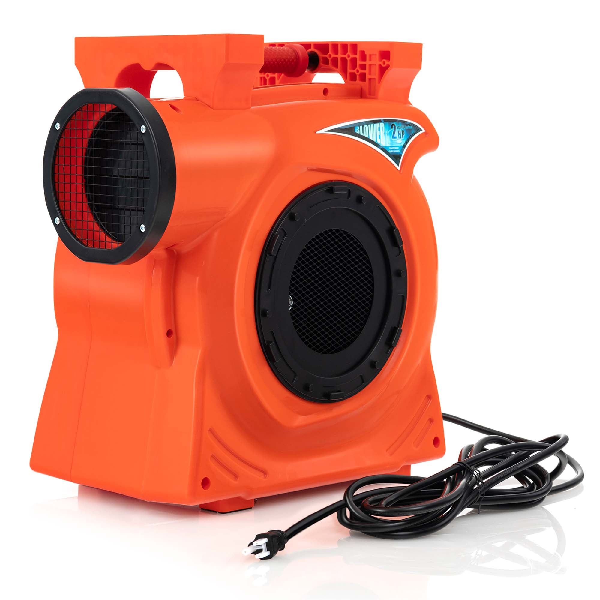 Costway -  2 HP/1500W Air Blower Commercial Inflatable Bounce House Blower for Water Slide