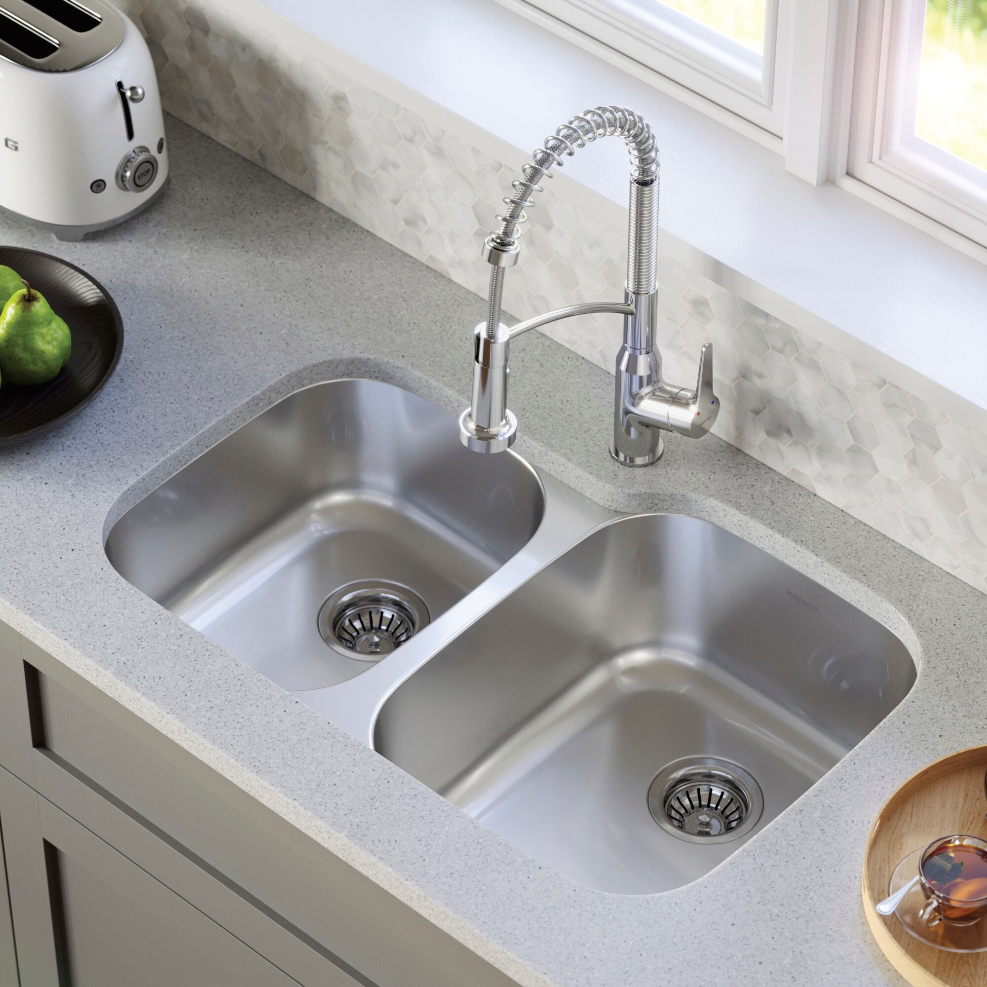 Karran PU23L-PK1 Kitchen-Sinks - View #3