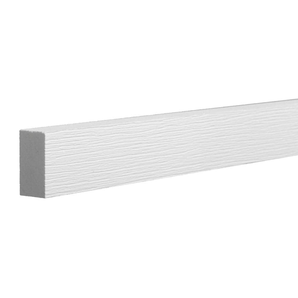 AZEK ARF10002144 3/4-in x 1-1/2-in x 12-ft Reversible (Smooth/Wood grain) PVC Trim Board