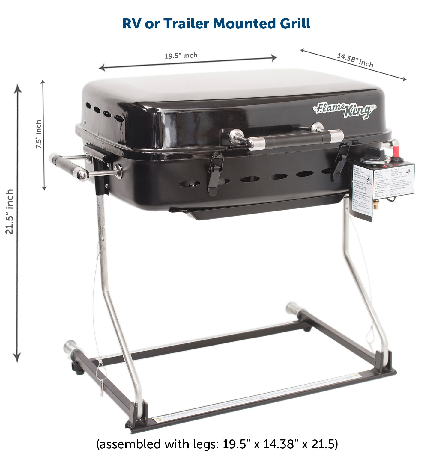 Flame King YSNHT400 Tabletop-Grills - View #7