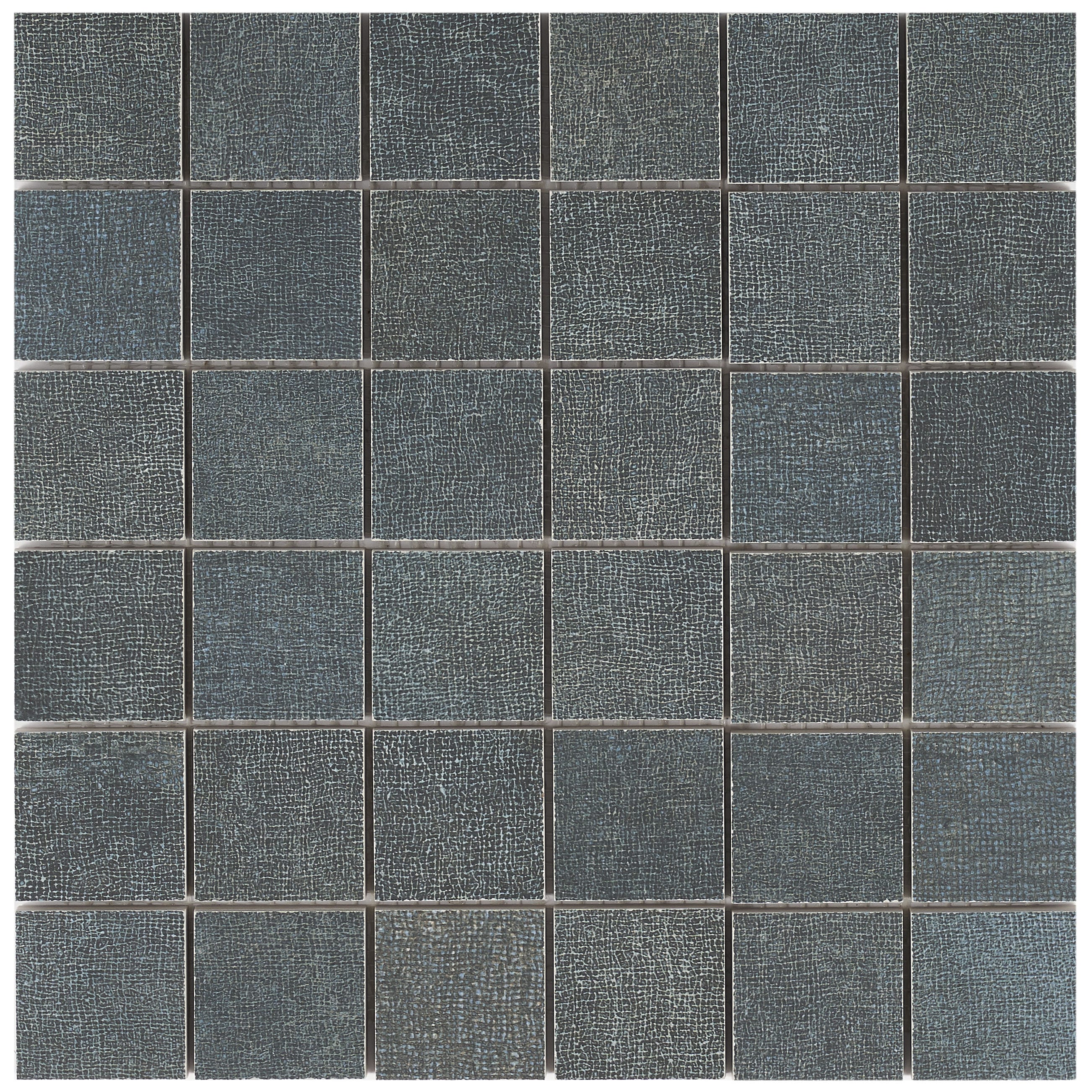 Artmore Tile EXT3RD106044 (Sample) Sinew Dark 4-1/2-in x 12-3/4-in Glazed Porcelain Linear Patterned Tile