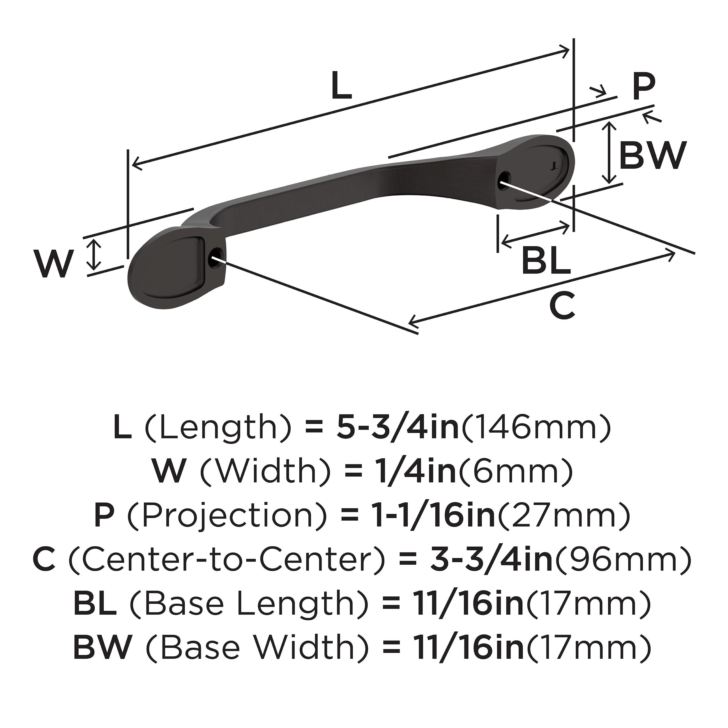Amerock 10VMP21936ORB Cabinet-Pulls - View #4