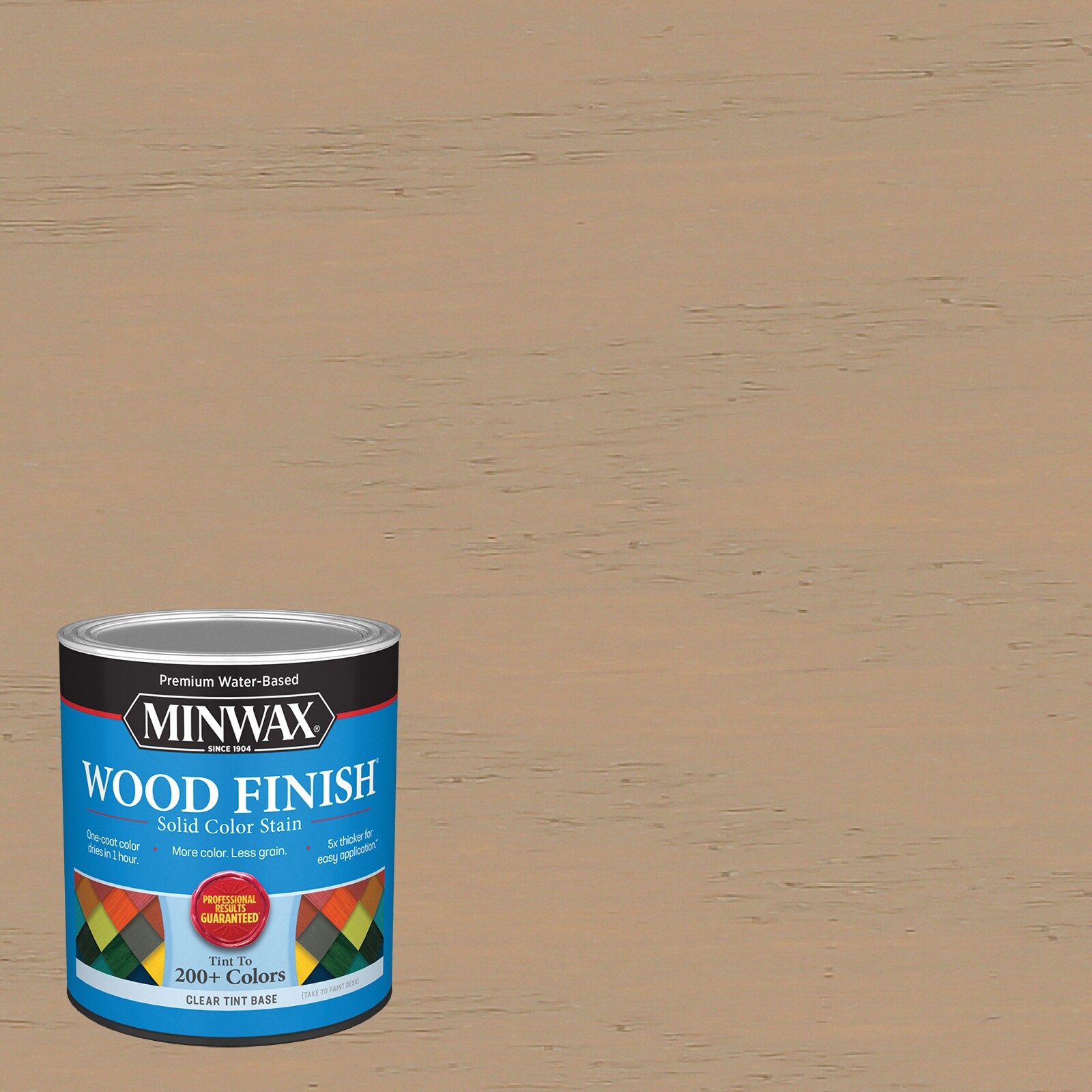 Minwax Wood Finish Water-based Grey Elm Mw1205 Solid Interior Stain (1 ...