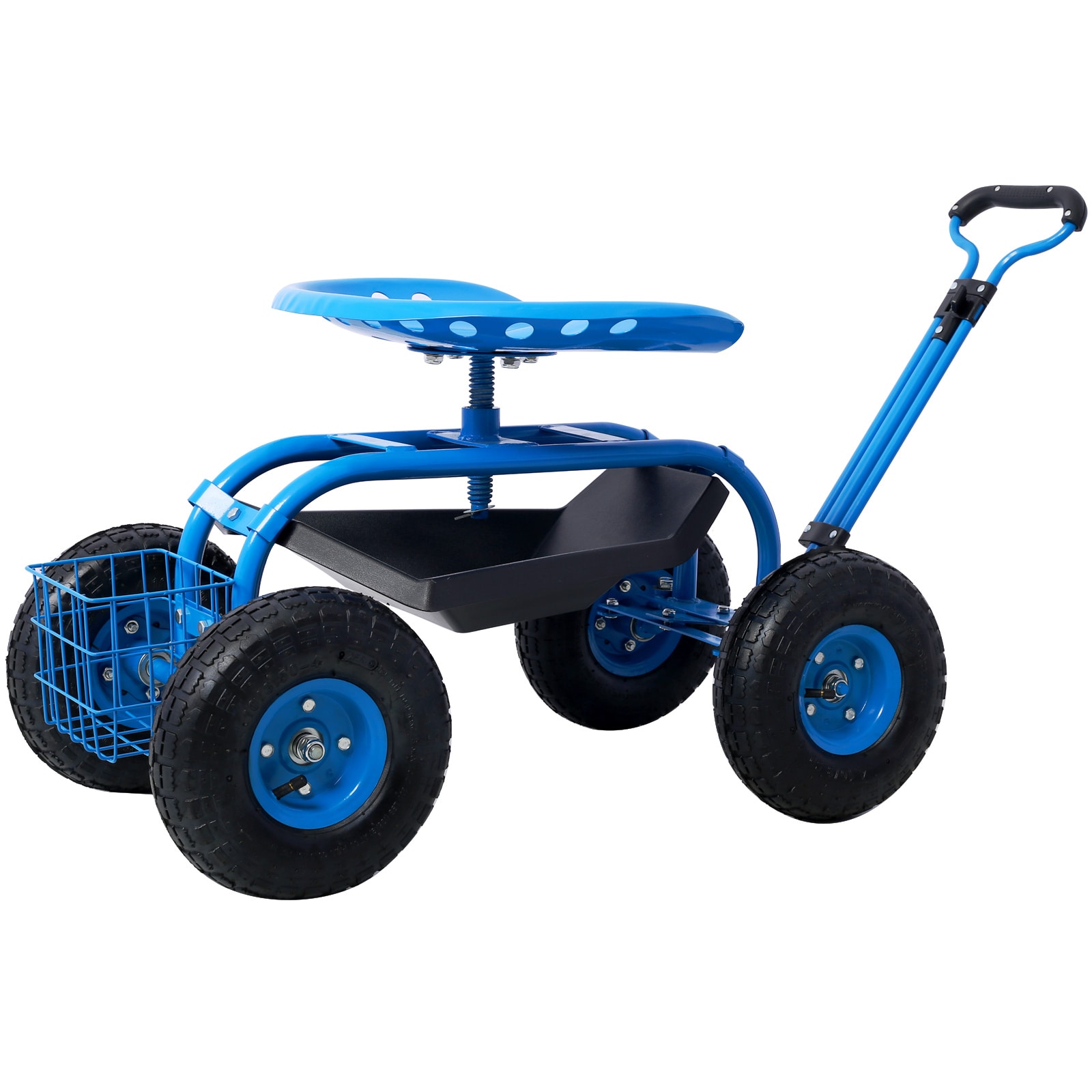 Siavonce FZ77438 Yard Carts Steel Yard Cart