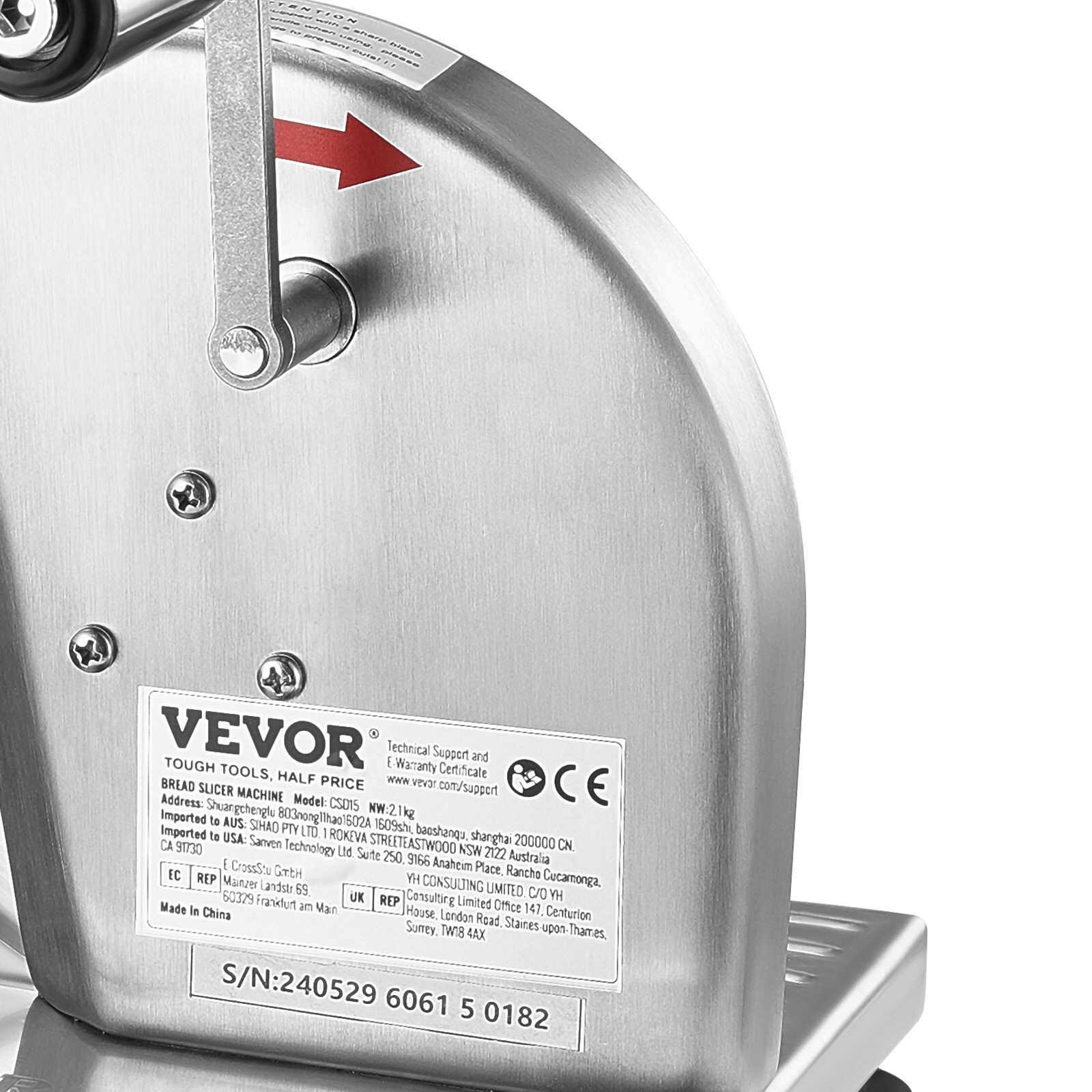 VEVOR SCSDMBQPJ75I04501V0 Food-Slicers - View #9