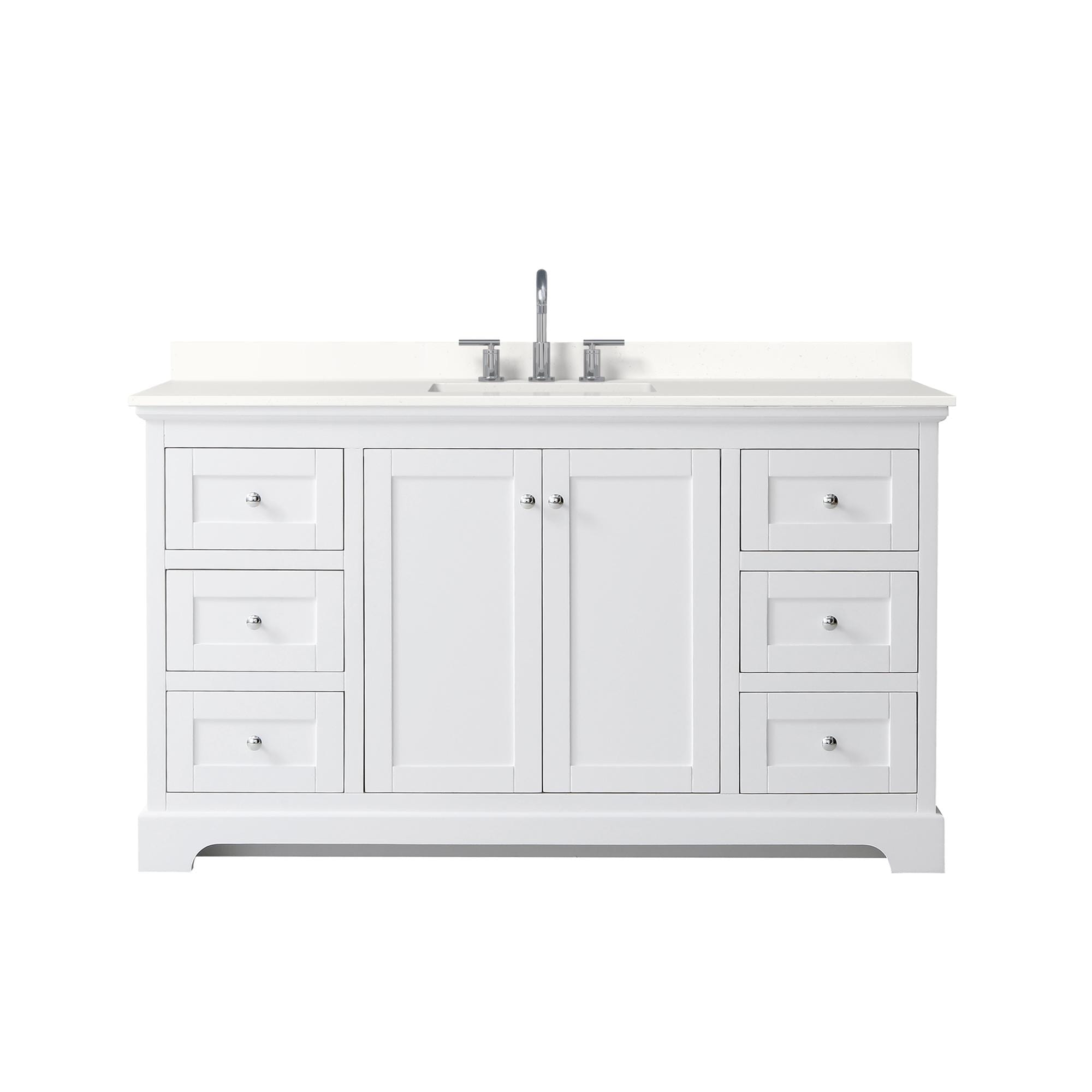 Wyndham Collection WCV232360SWHWQUS3MXX Bath-Vanity-Combo - View #2