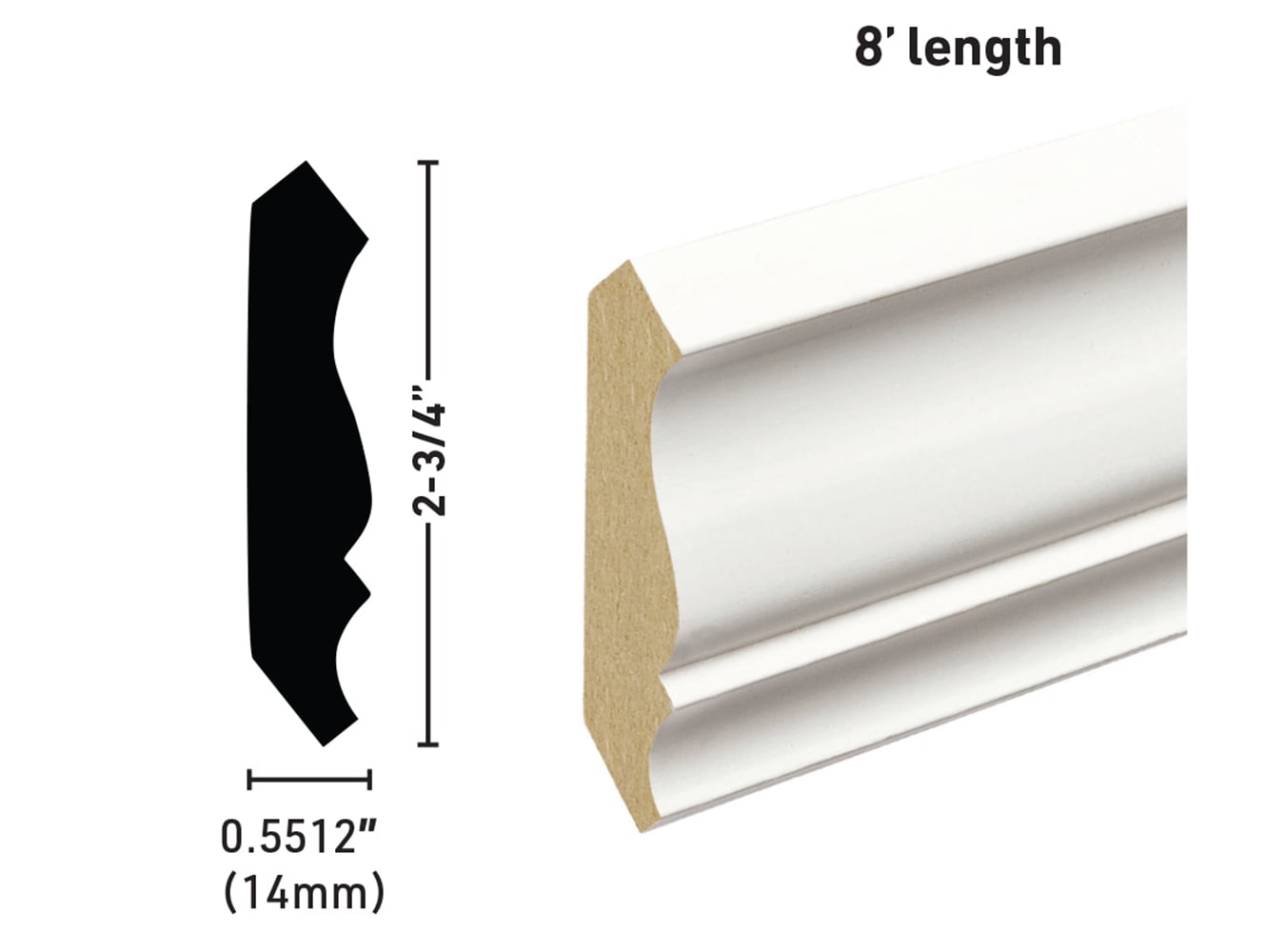 allen + roth L040525W8 Crown-Moulding - View #6