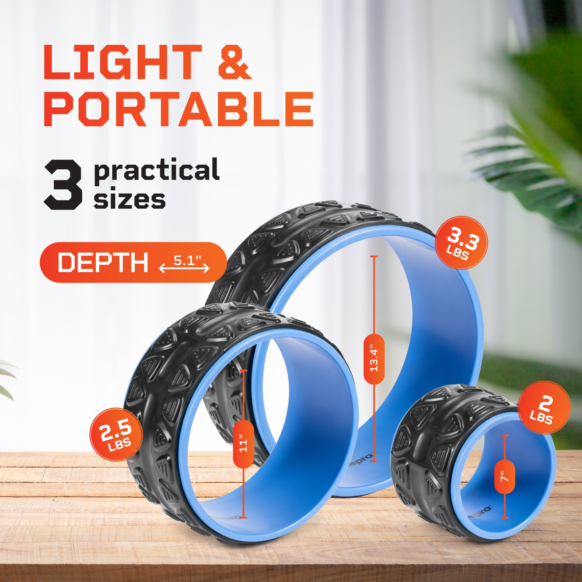 Lifepro Fitness LP-SWRL-BLU Pilates-Yoga-Accessories - View #6