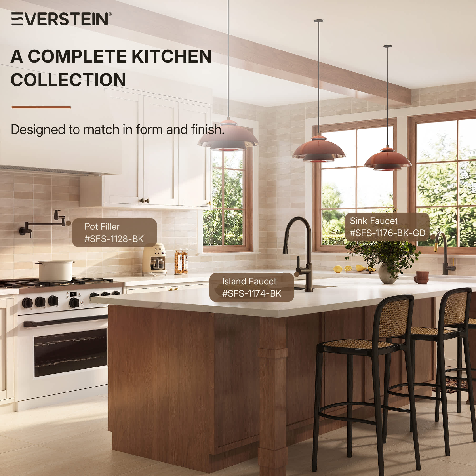 EVERSTEIN SFS-1174-BK Kitchen-Faucets - View #9