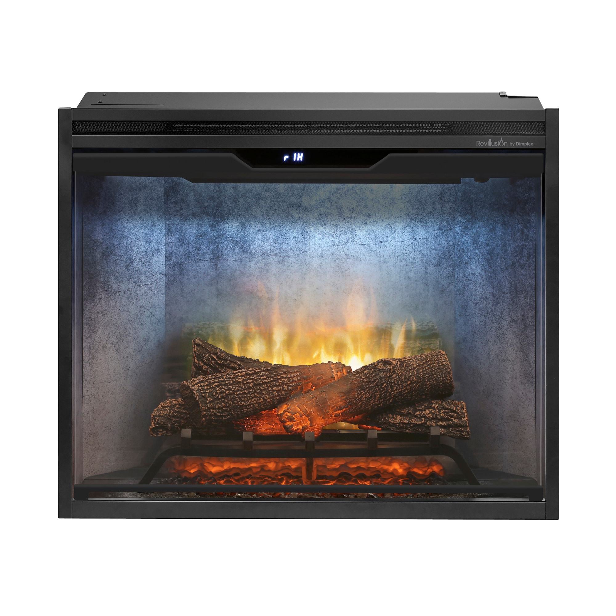 Dimplex 500002398 37.17-in W Black Wall mount Fan-forced Corner or flat wall Electric Fireplace with Remote Control Included