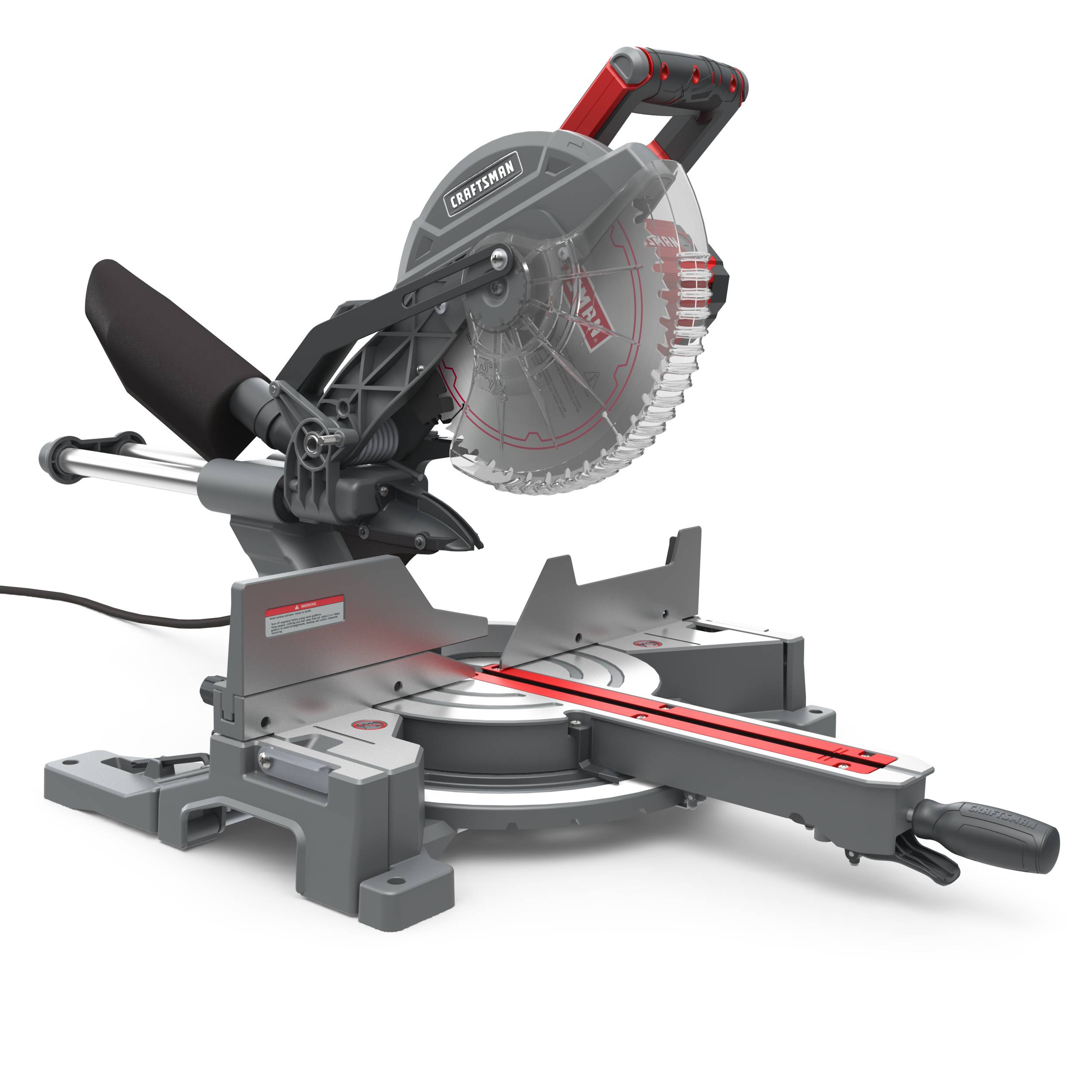 CRAFTSMAN 10-in 15-Amp Single Bevel Sliding Corded Miter Saw in the Miter  Saws department at