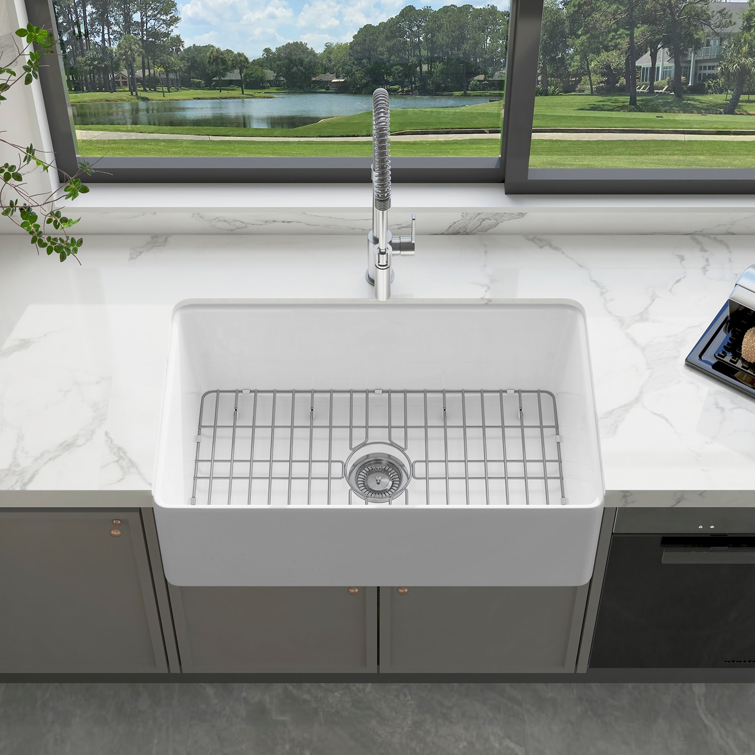 Sinber F3018S-OLR Kitchen-Sinks - View #2