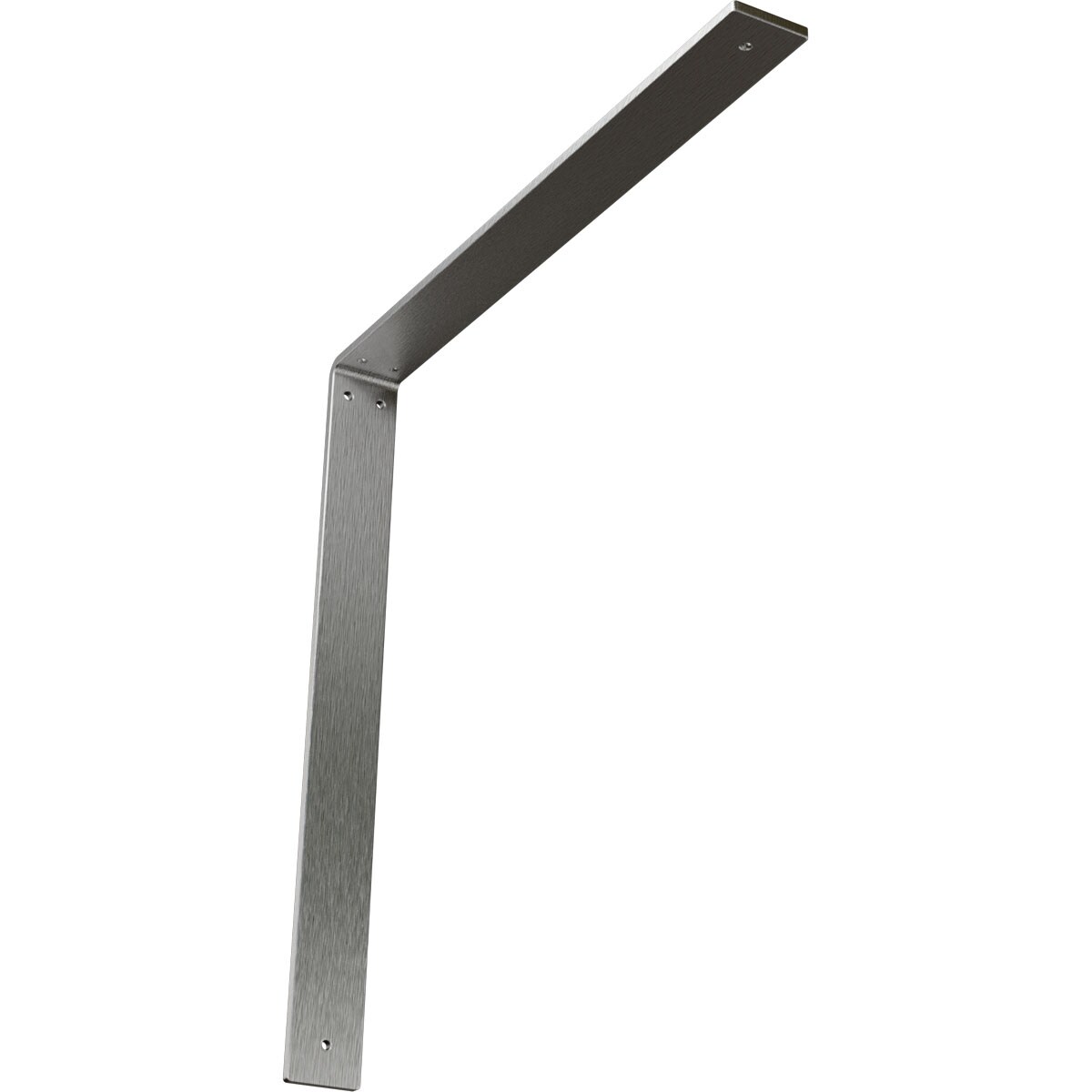 Ekena Millwork BKTM02X20X20HASS Hamilton 20-in x 2-in x 20-in Stainless steel Steel Countertop support bracket
